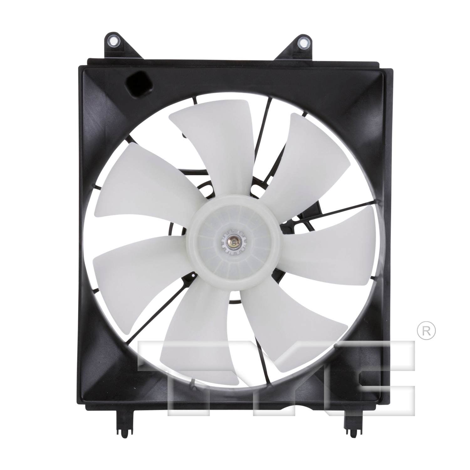 TYC Engine Cooling Fan Assembly  top view frsport 600370