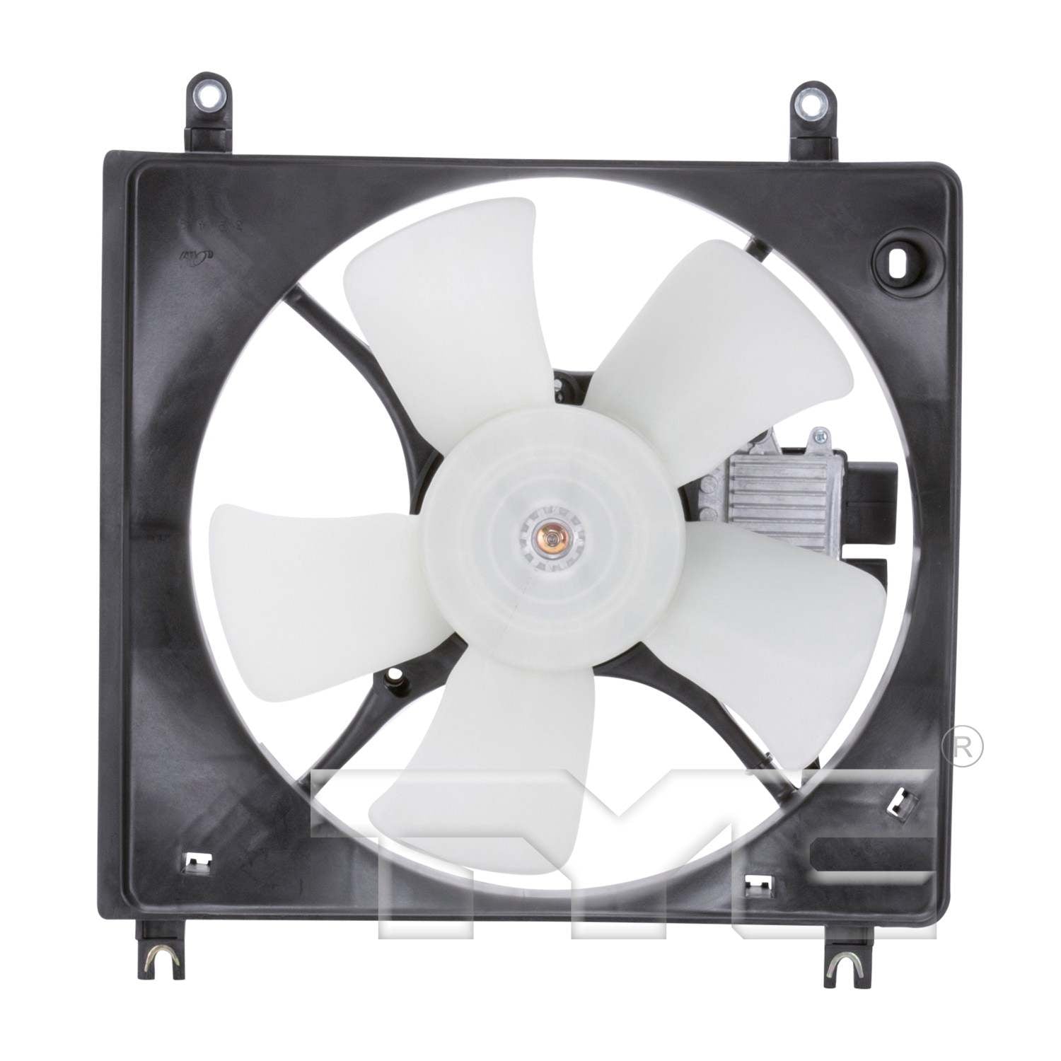 TYC Engine Cooling Fan Assembly  top view frsport 600810