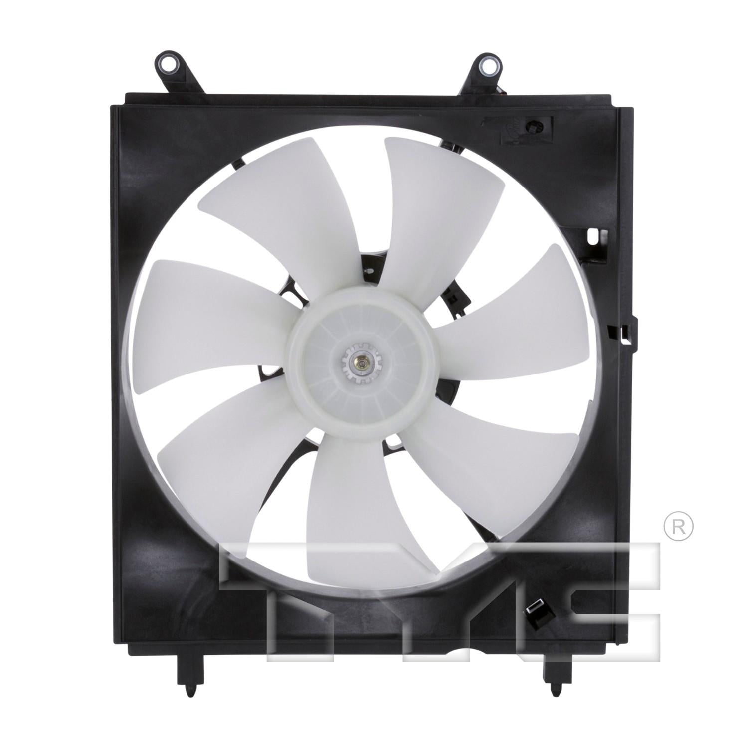 TYC Engine Cooling Fan Assembly  top view frsport 600870