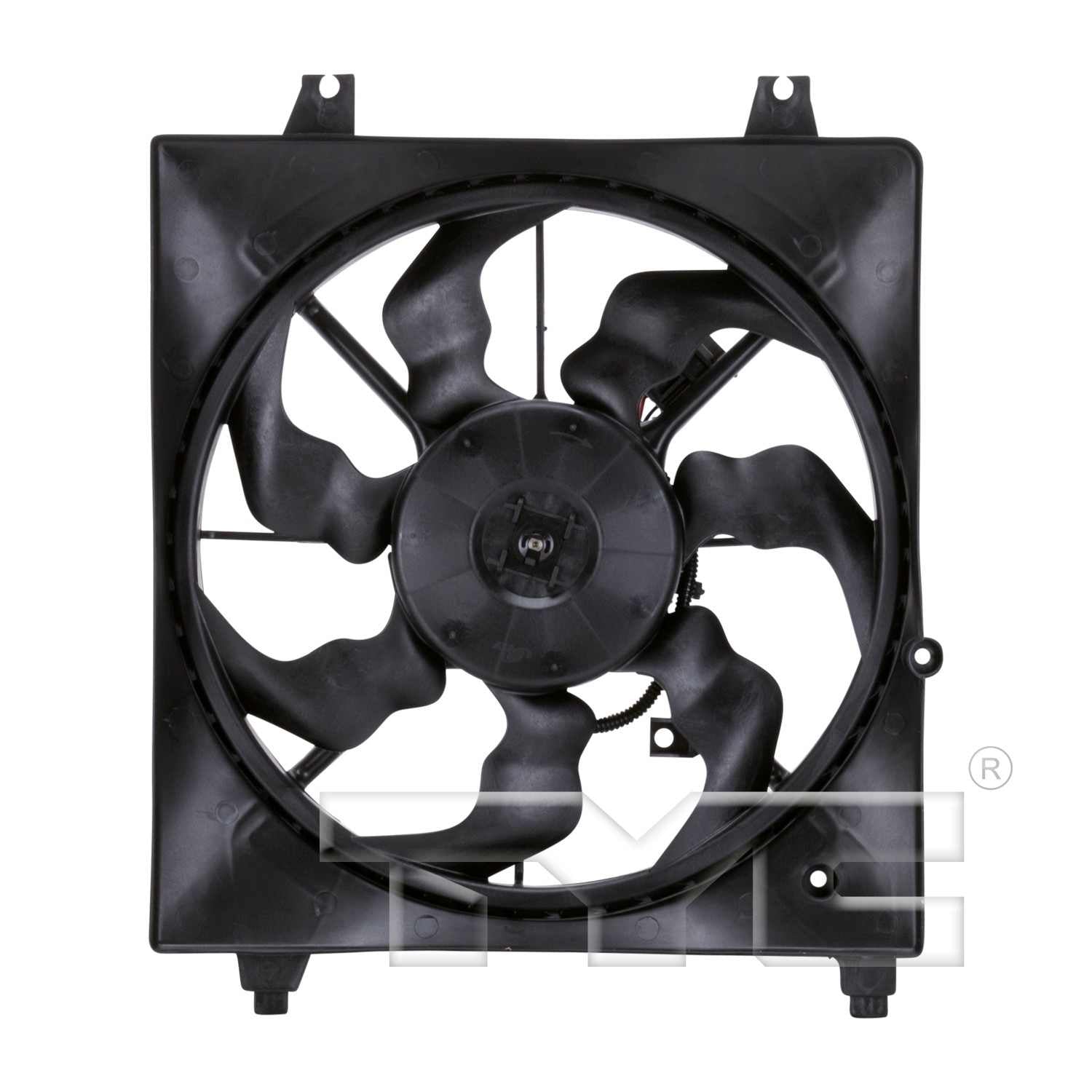 TYC Engine Cooling Fan Assembly  top view frsport 601000