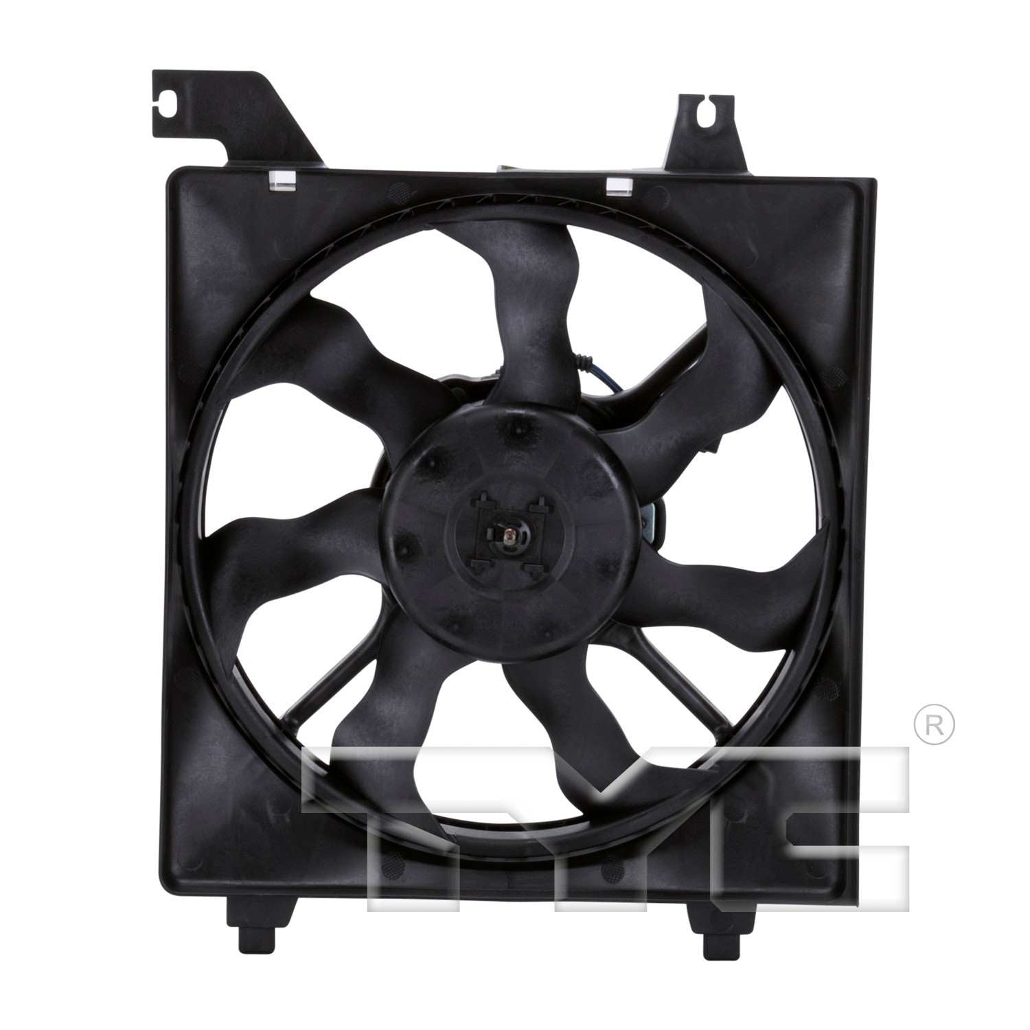 TYC Engine Cooling Fan Assembly  top view frsport 601080