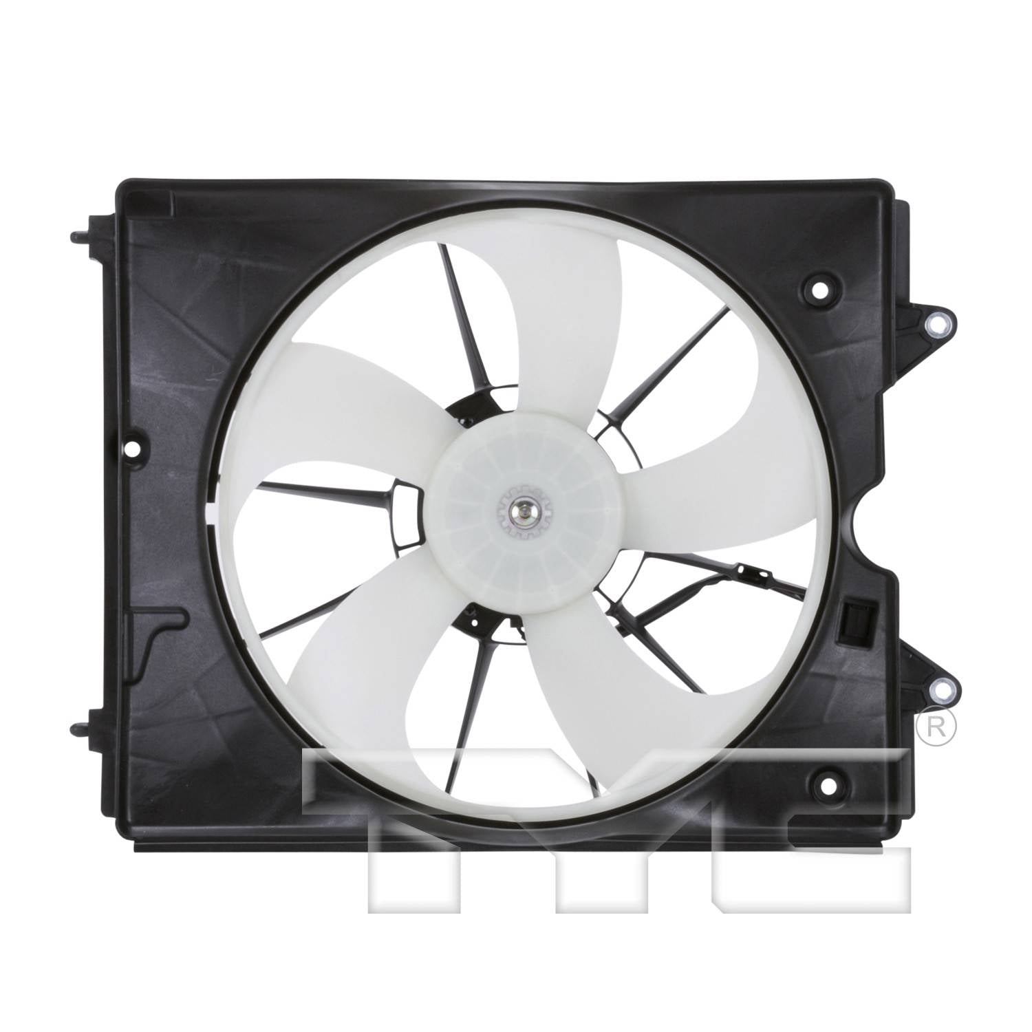 TYC Engine Cooling Fan Assembly  top view frsport 601360