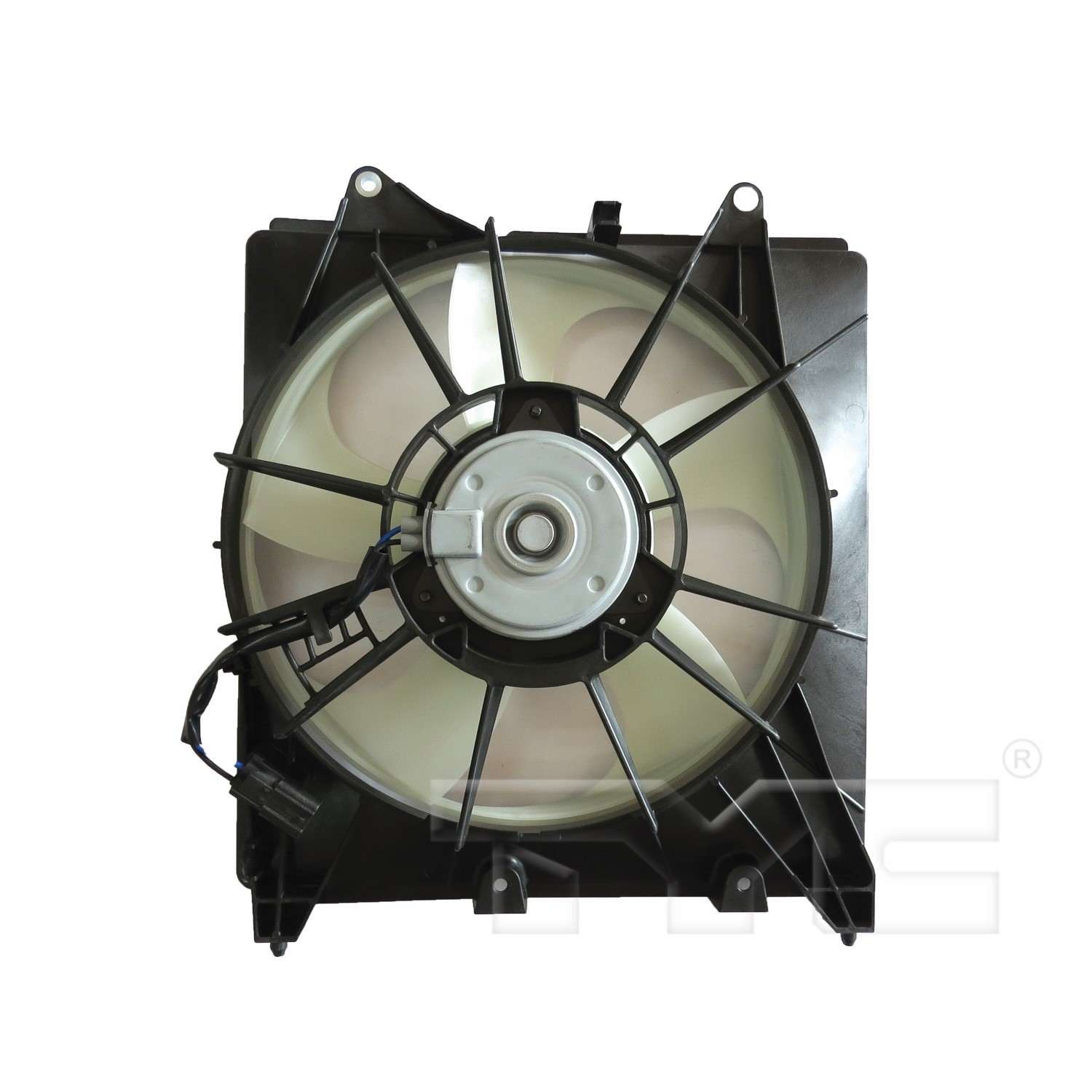 TYC Engine Cooling Fan Assembly  top view frsport 601480