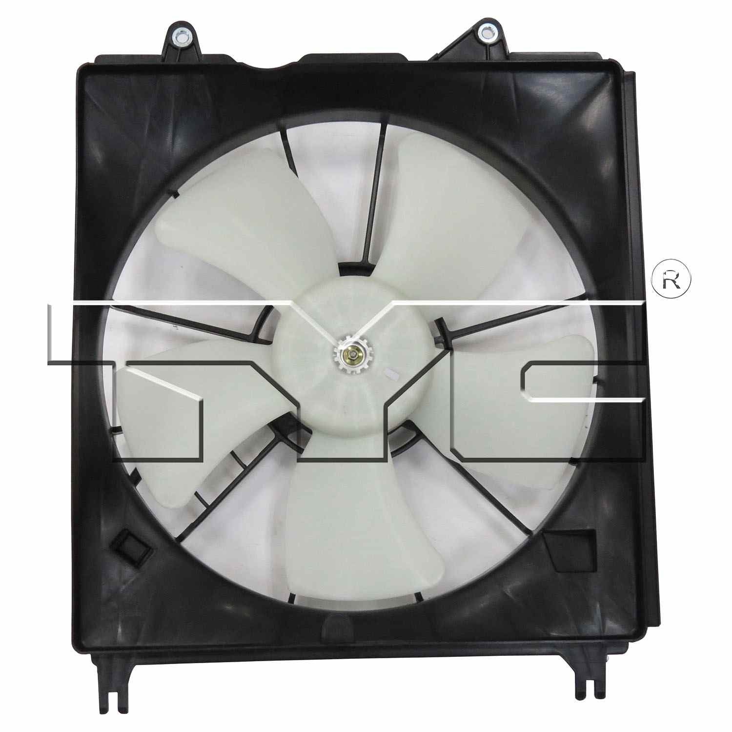 TYC Engine Cooling Fan Assembly  top view frsport 601510