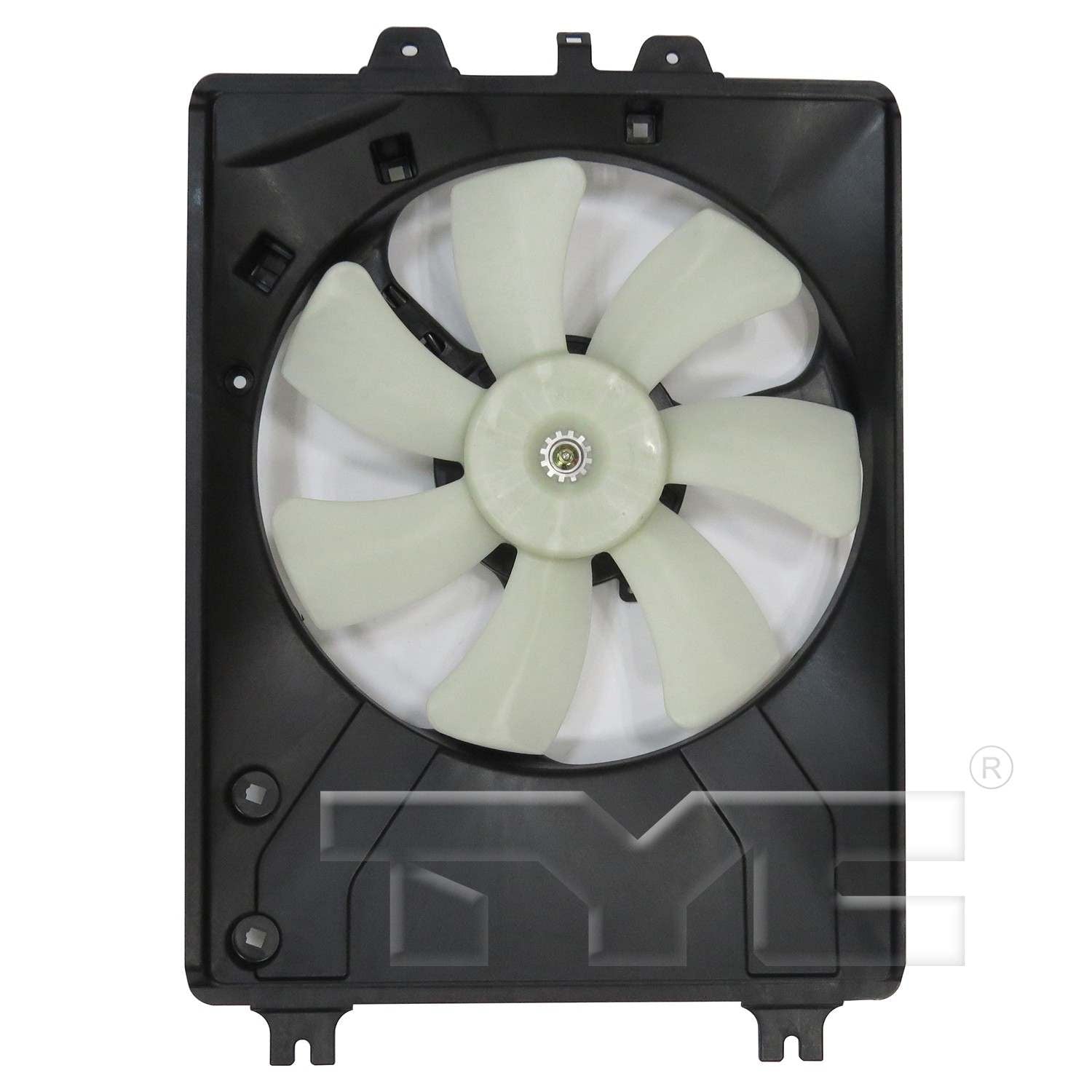 TYC A/C Condenser Fan Assembly  top view frsport 601530