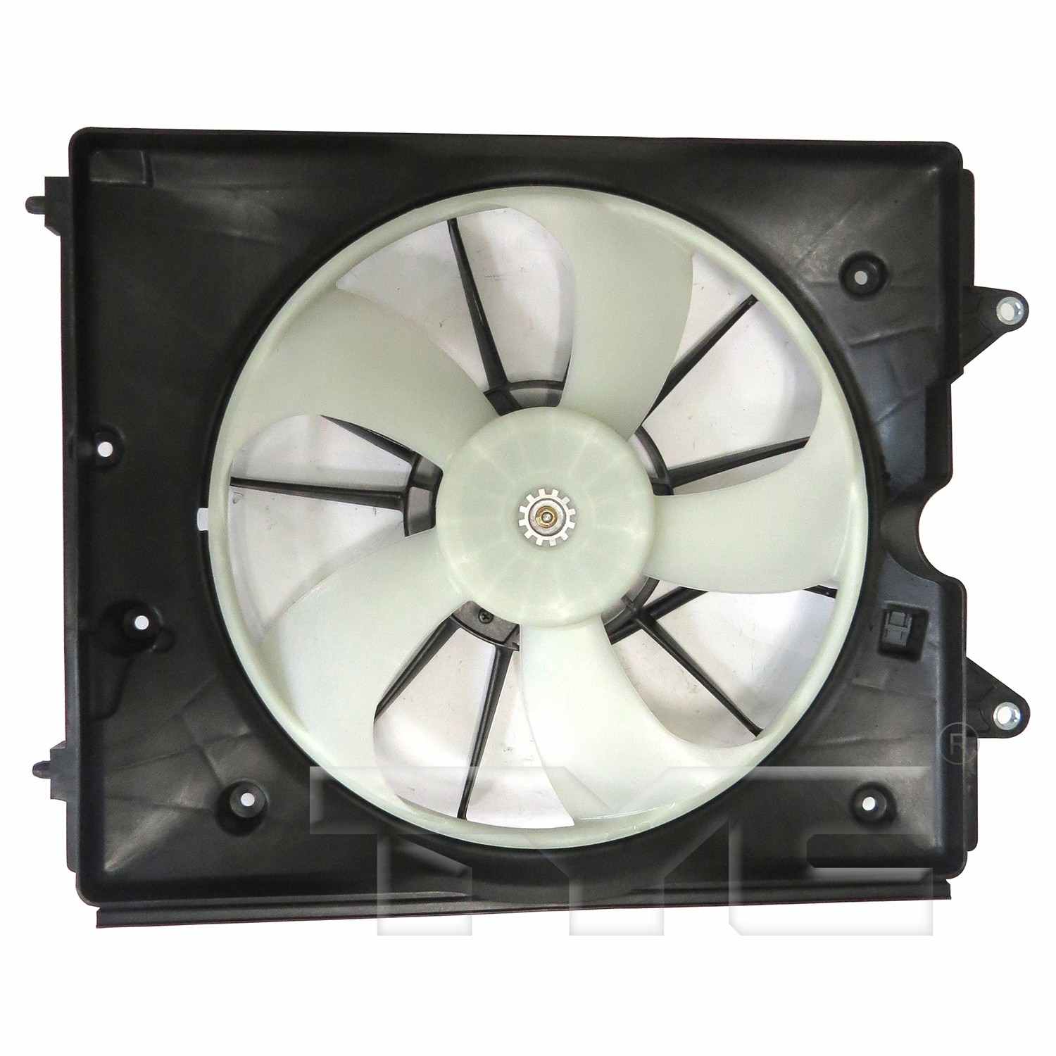 TYC Engine Cooling Fan Assembly  top view frsport 601560