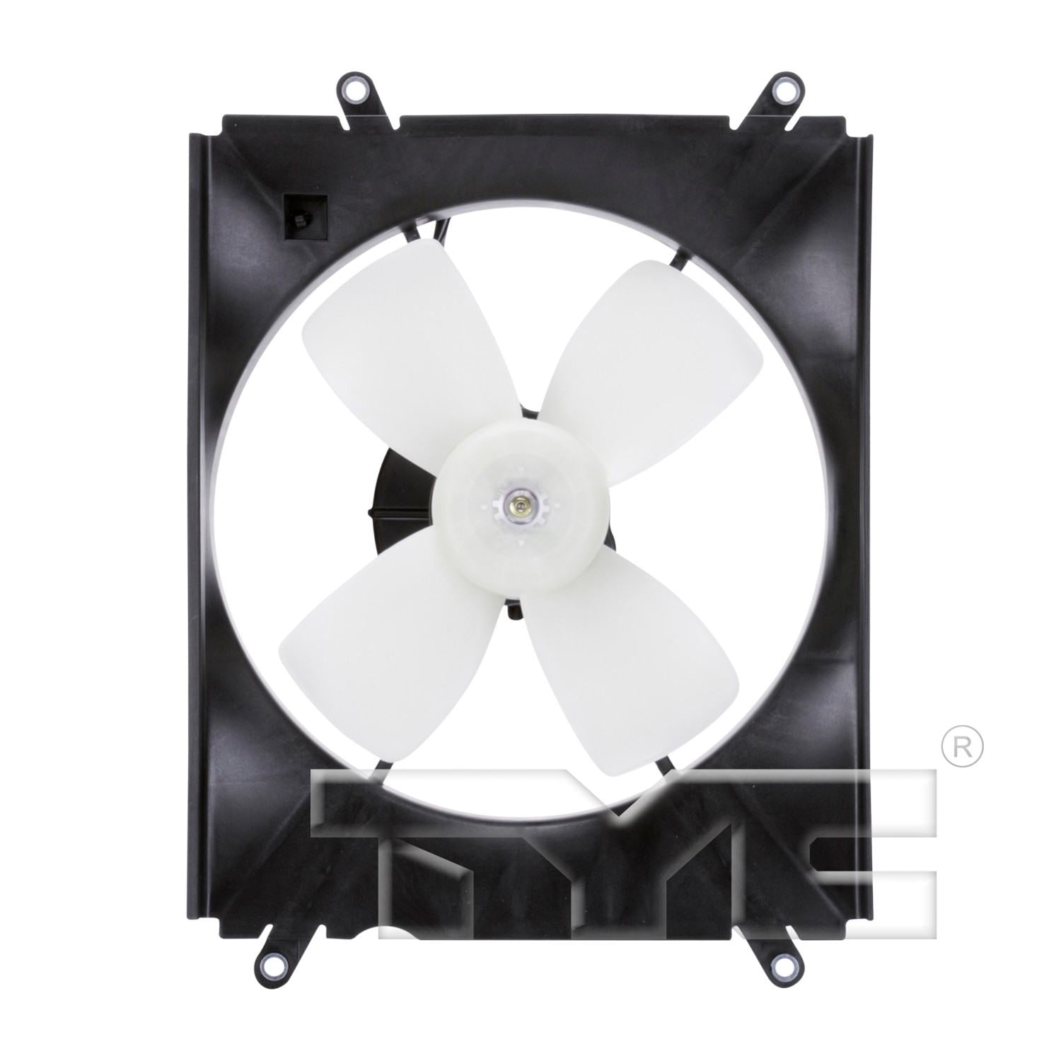 TYC A/C Condenser Fan Assembly  top view frsport 610090