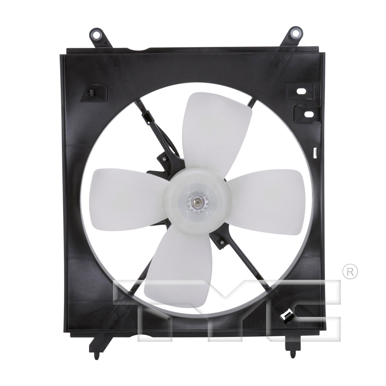 TYC A/C Condenser Fan Assembly  top view frsport 610100