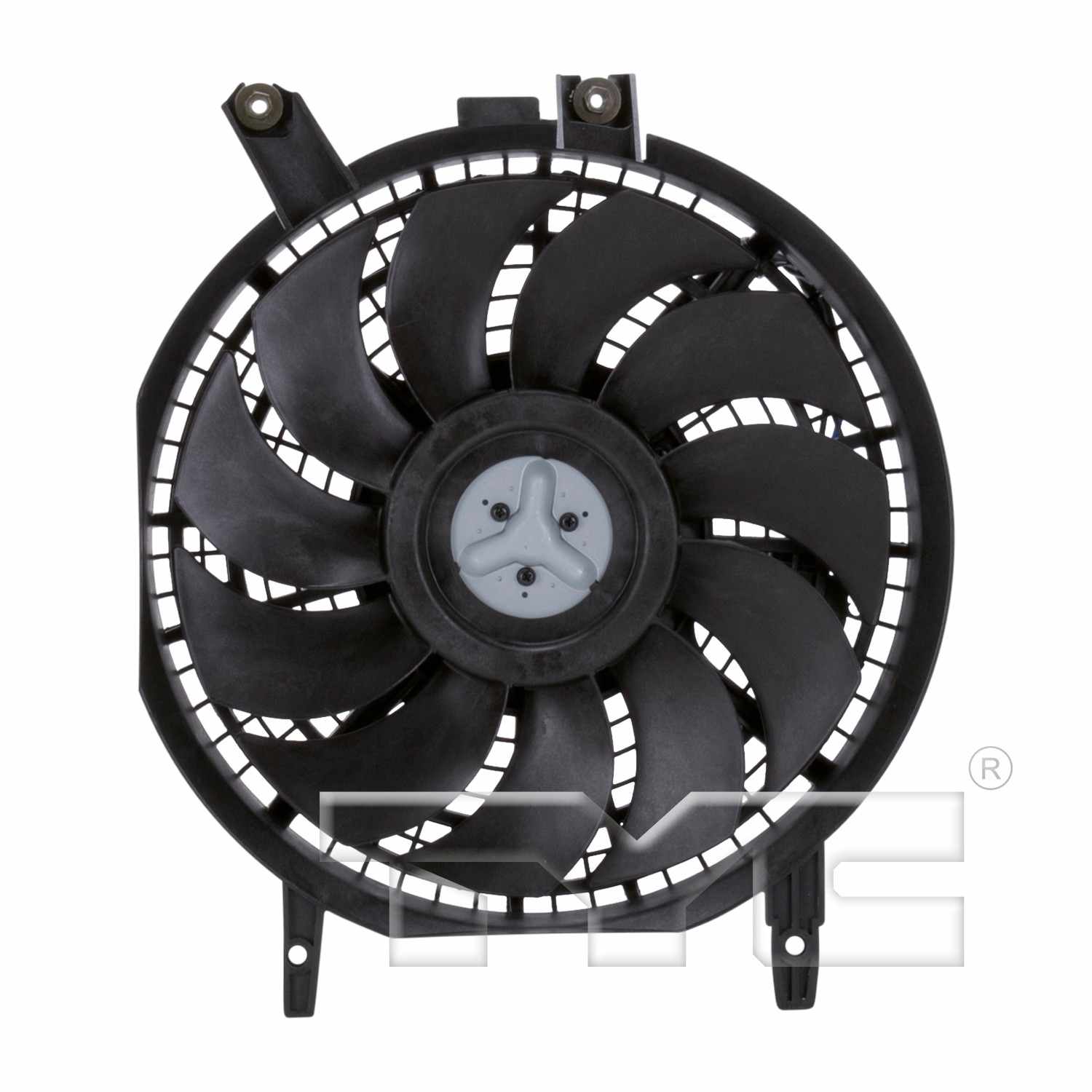 TYC A/C Condenser Fan Assembly  top view frsport 610160