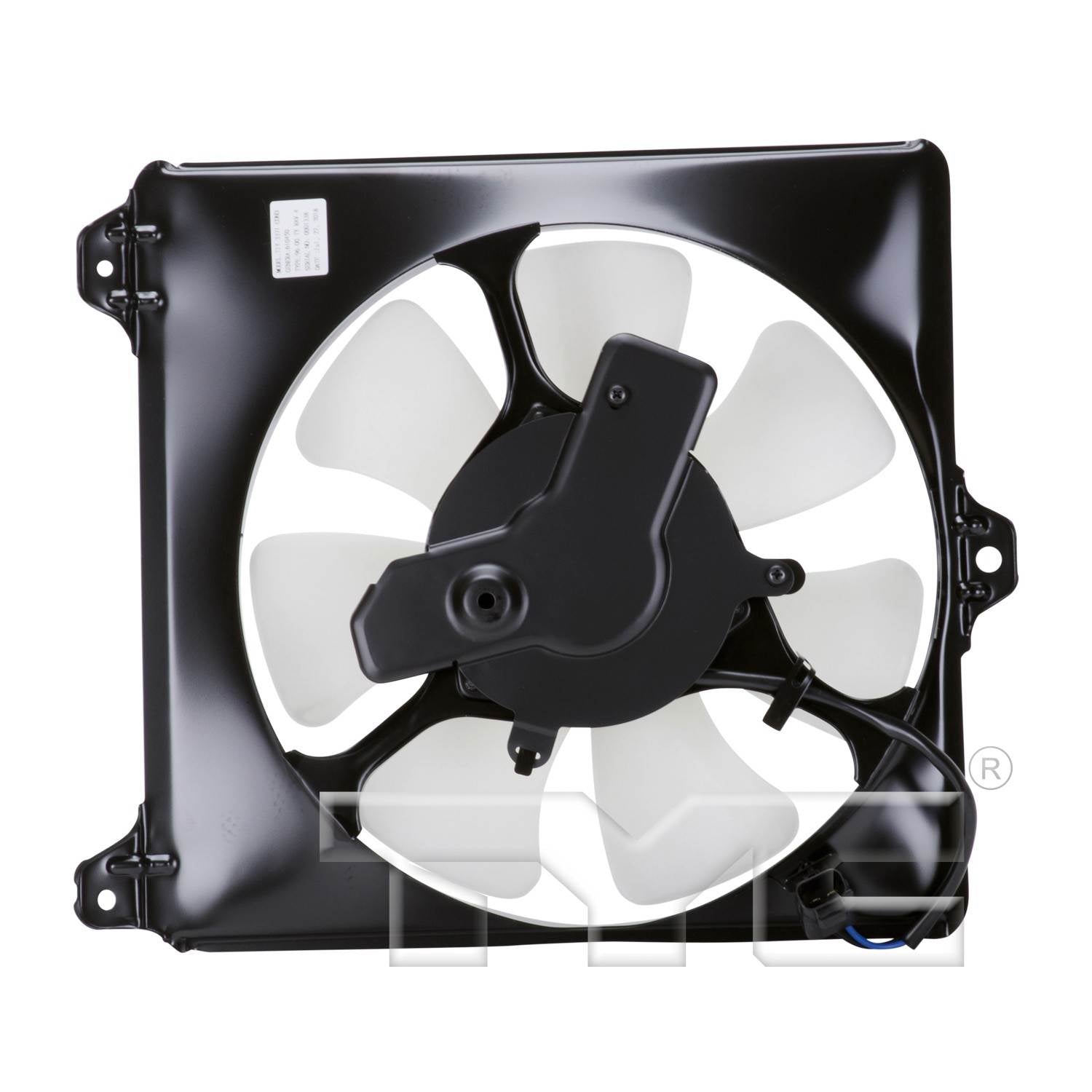 tyc a/c condenser fan assembly  frsport 610450