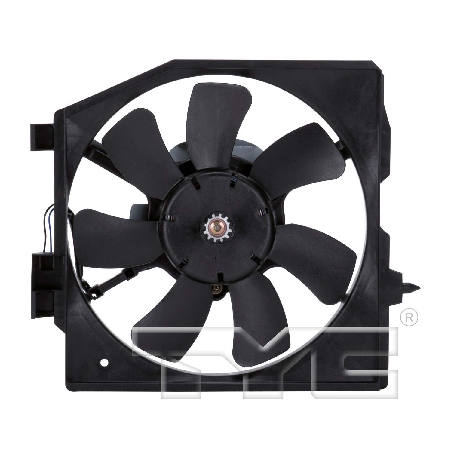 TYC A/C Condenser Fan Assembly  top view frsport 610500