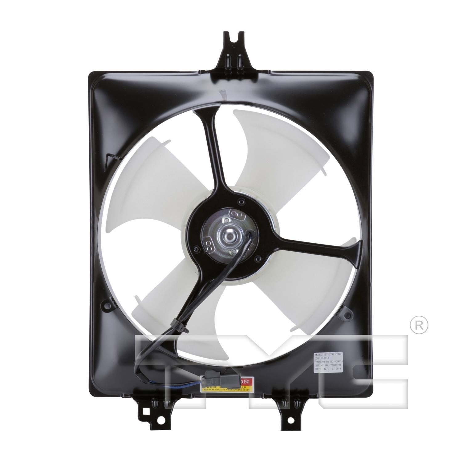 tyc a/c condenser fan assembly  frsport 610710