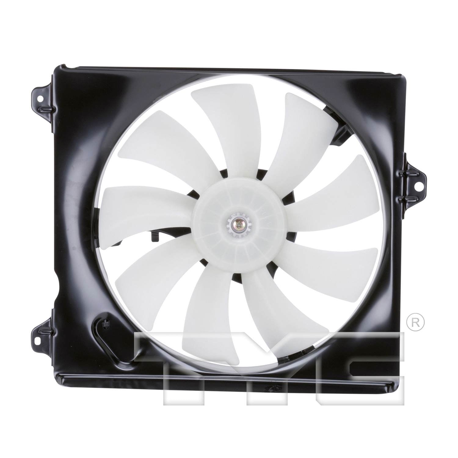 TYC A/C Condenser Fan Assembly  top view frsport 610870