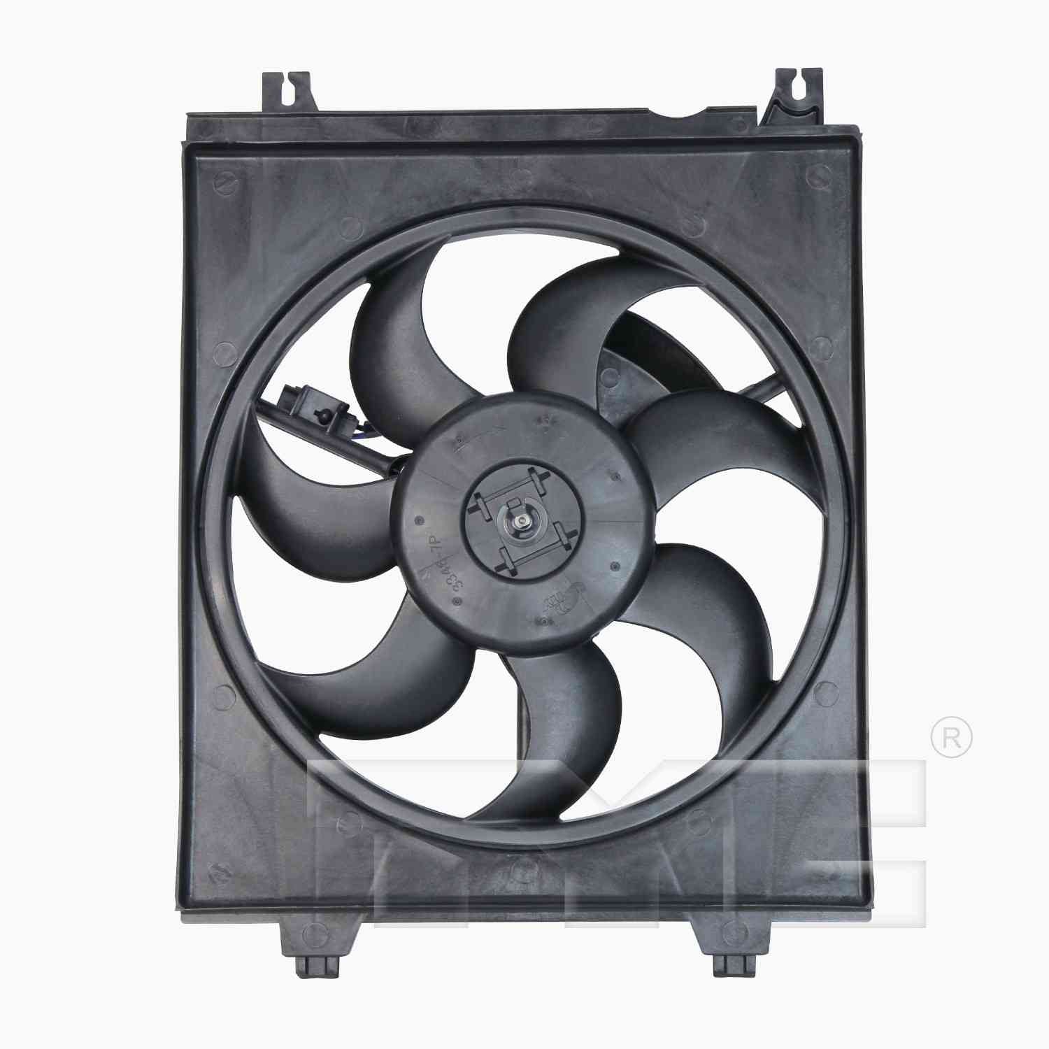 TYC A/C Condenser Fan Assembly  top view frsport 610890