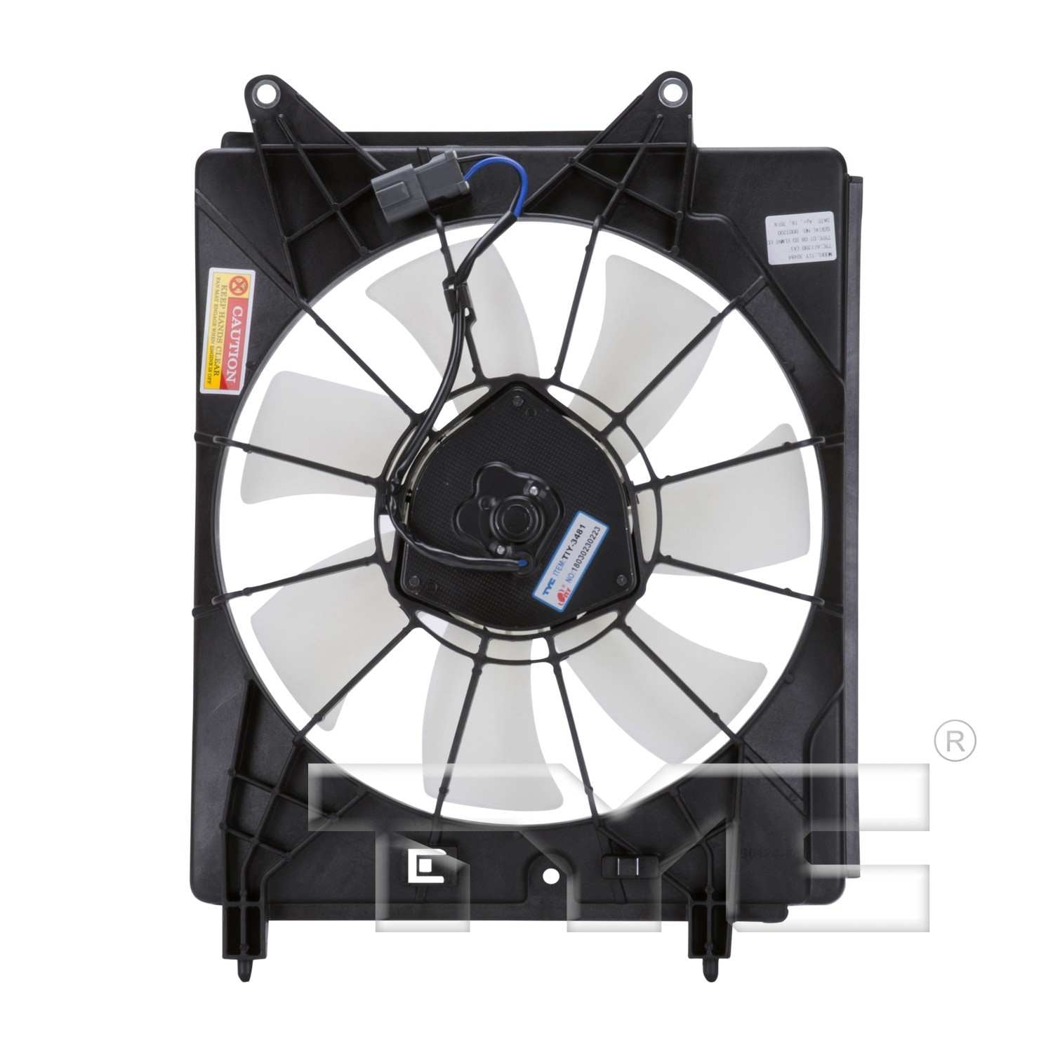 tyc a/c condenser fan assembly  frsport 611200