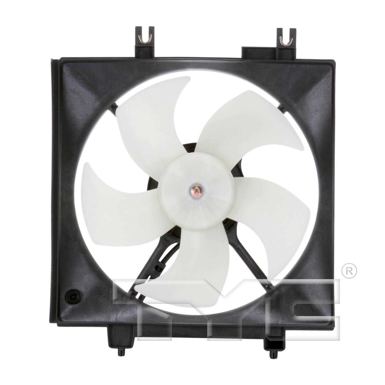 TYC A/C Condenser Fan Assembly  top view frsport 611250