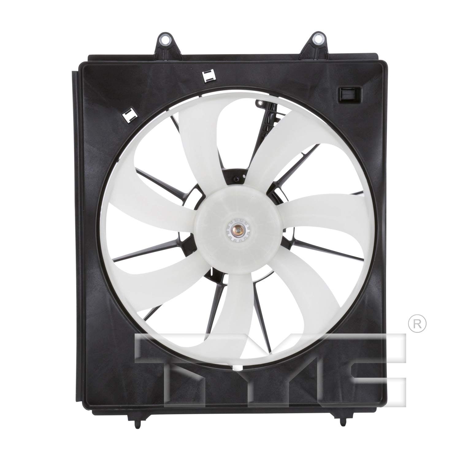 TYC A/C Condenser Fan Assembly  top view frsport 611360