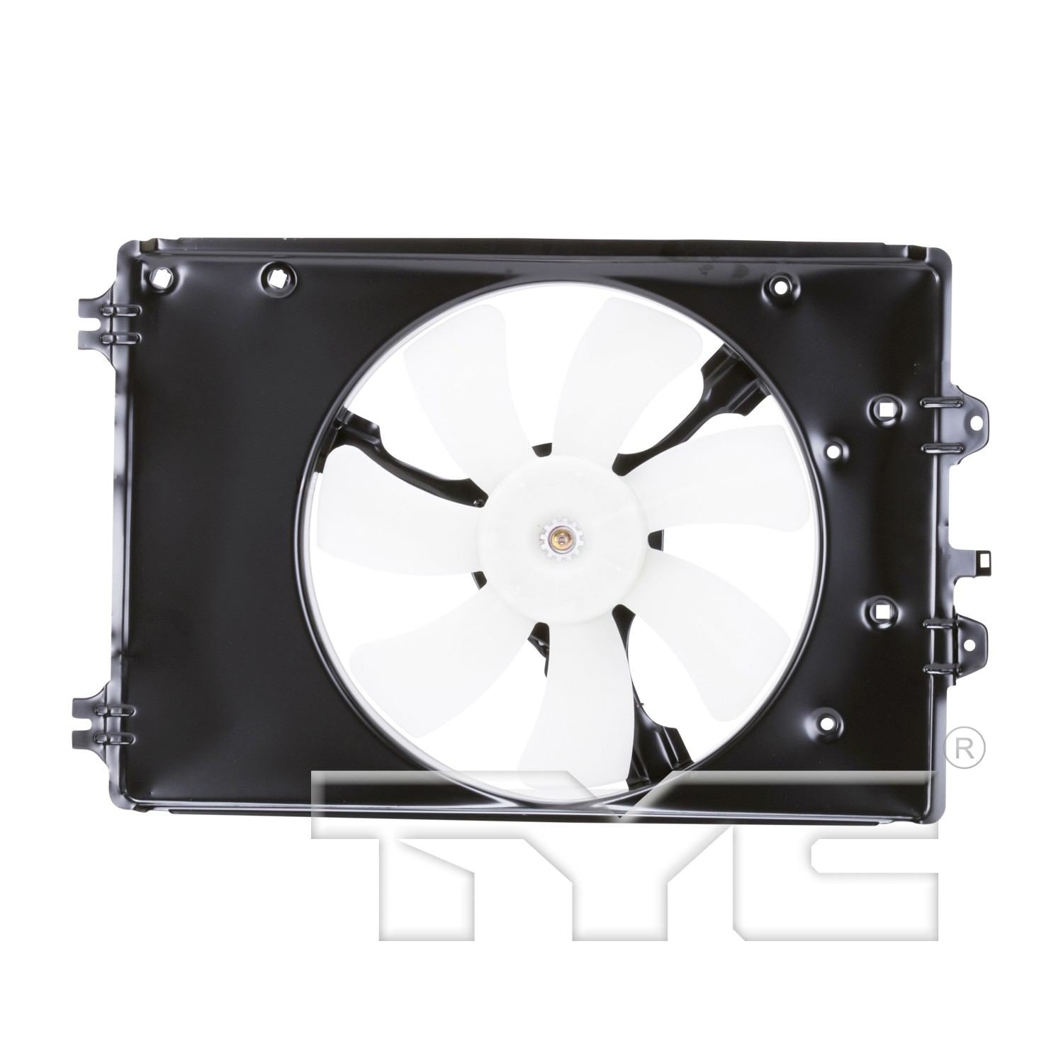 TYC A/C Condenser Fan Assembly  top view frsport 611370