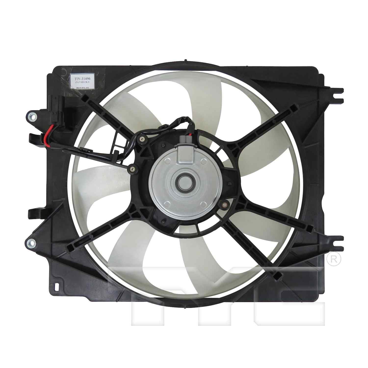 tyc a/c condenser fan assembly  frsport 611550