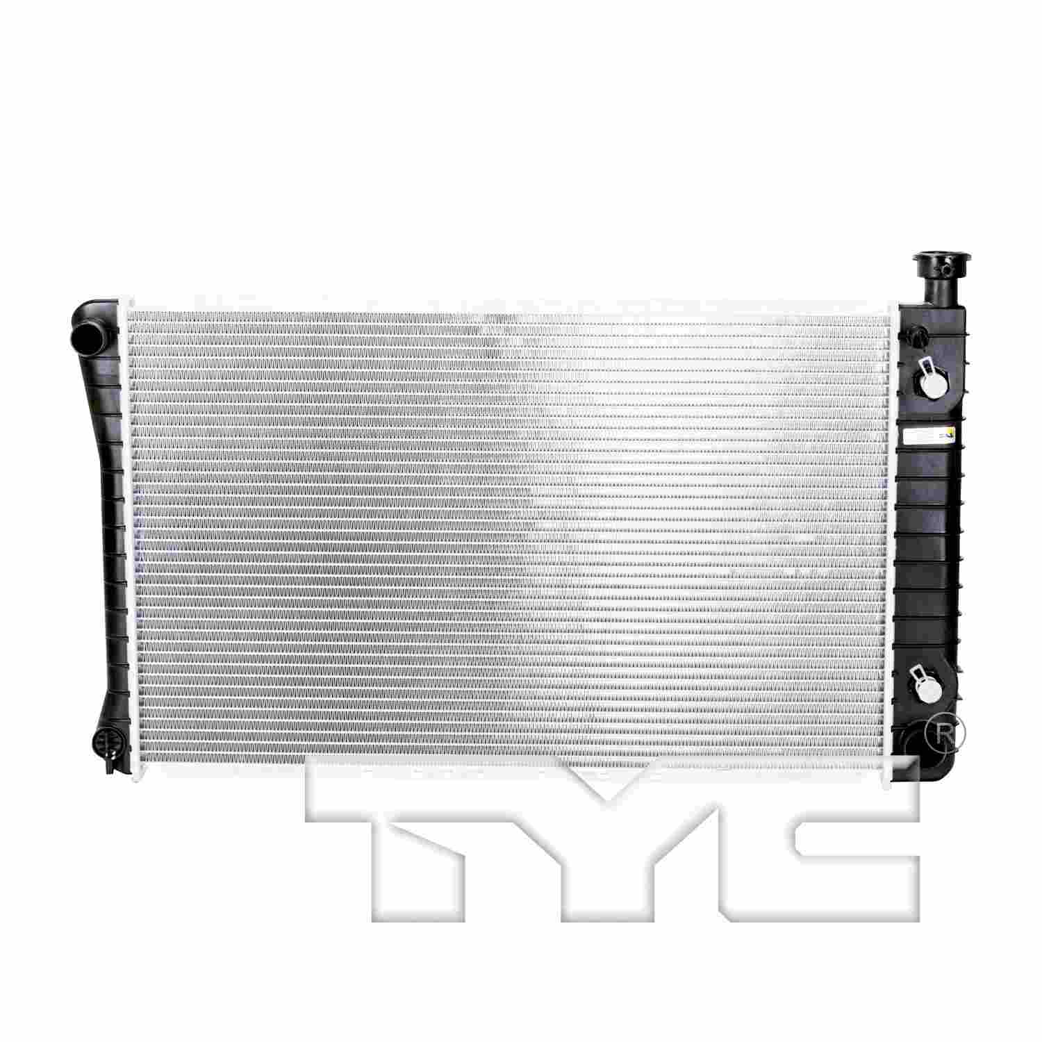 TYC TYC Radiator  top view frsport 618