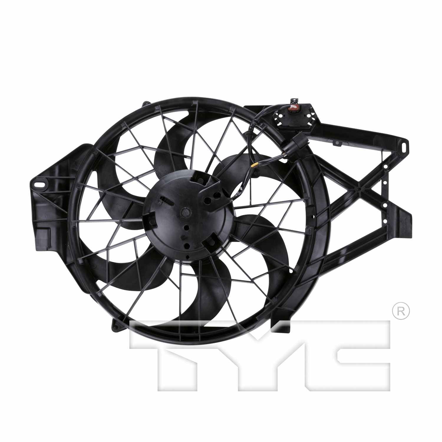 tyc dual radiator and condenser fan assembly  frsport 620650