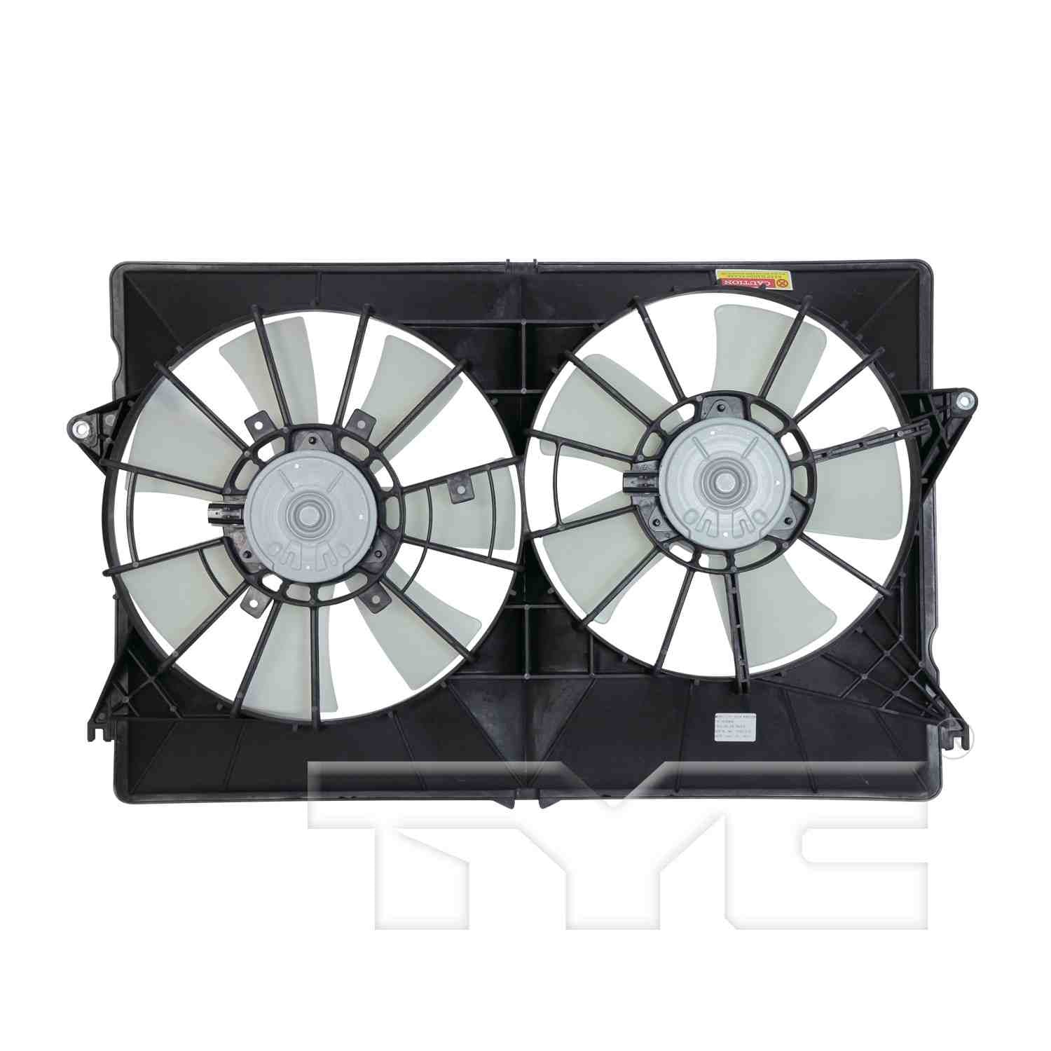 tyc dual radiator and condenser fan assembly  frsport 620840