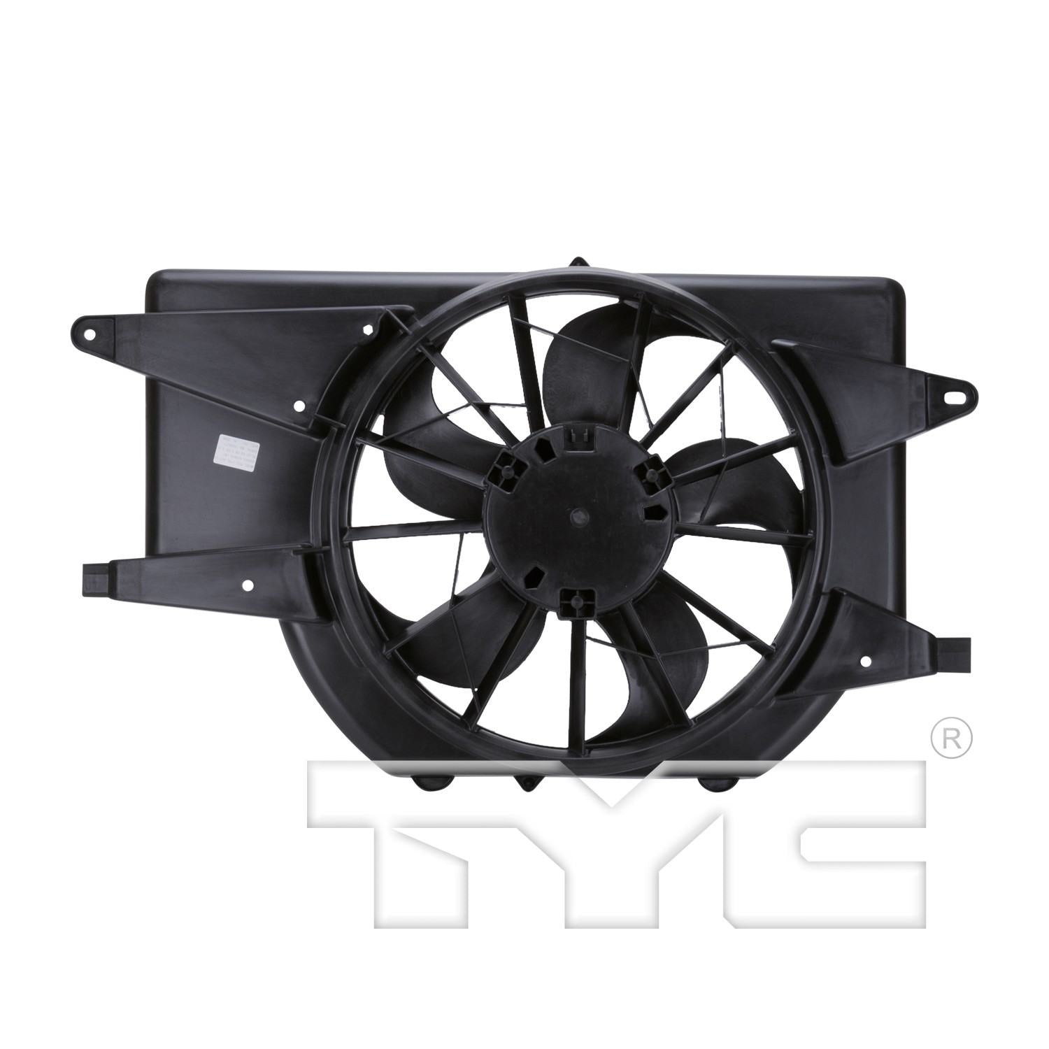 tyc dual radiator and condenser fan assembly  frsport 620850