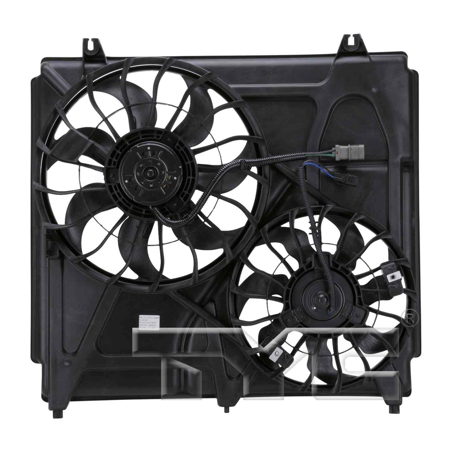 tyc dual radiator and condenser fan assembly  frsport 621040