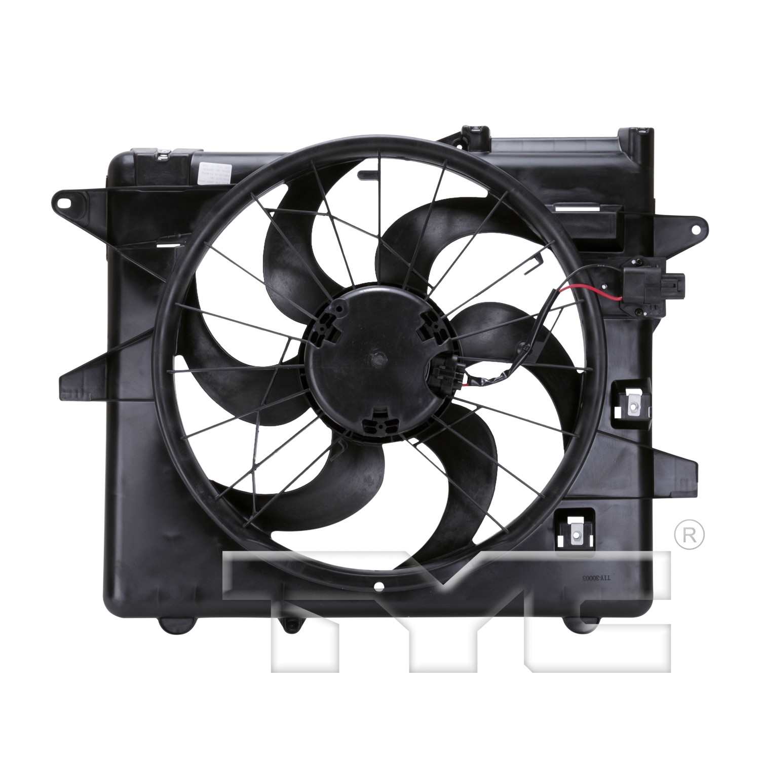 tyc dual radiator and condenser fan assembly  frsport 621070