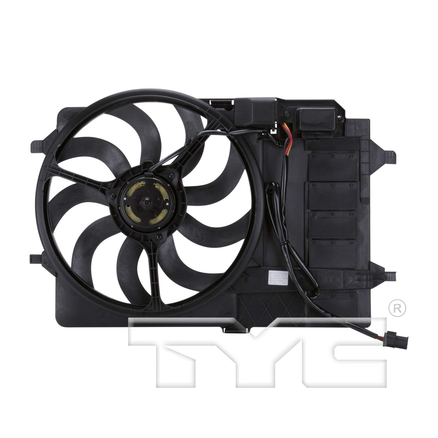 tyc dual radiator and condenser fan assembly  frsport 621080