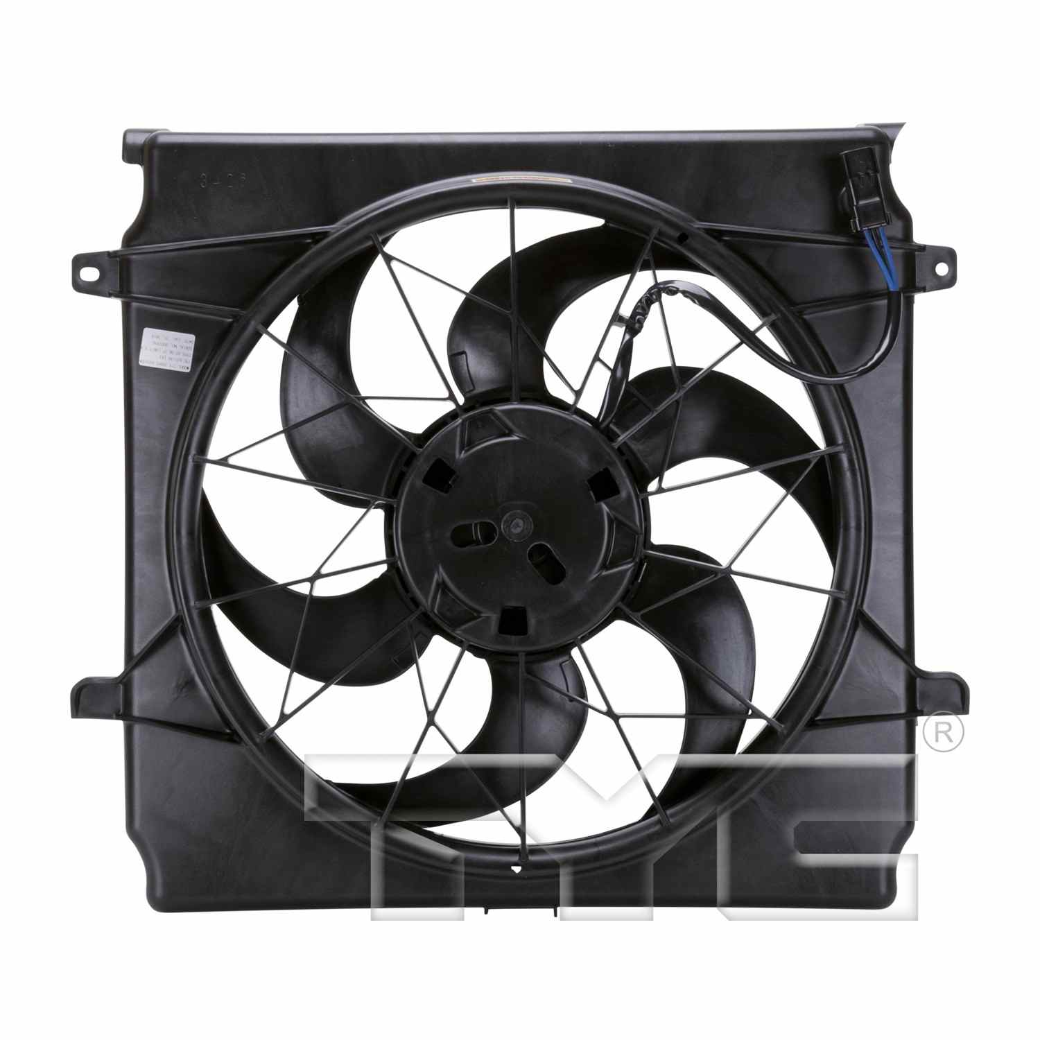 tyc dual radiator and condenser fan assembly  frsport 621140