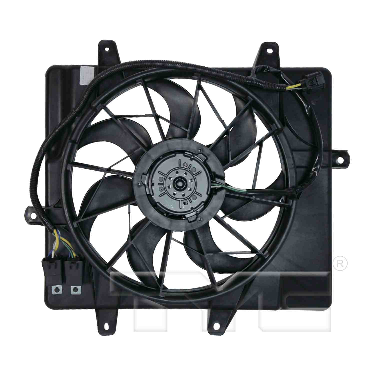 tyc dual radiator and condenser fan assembly  frsport 621240