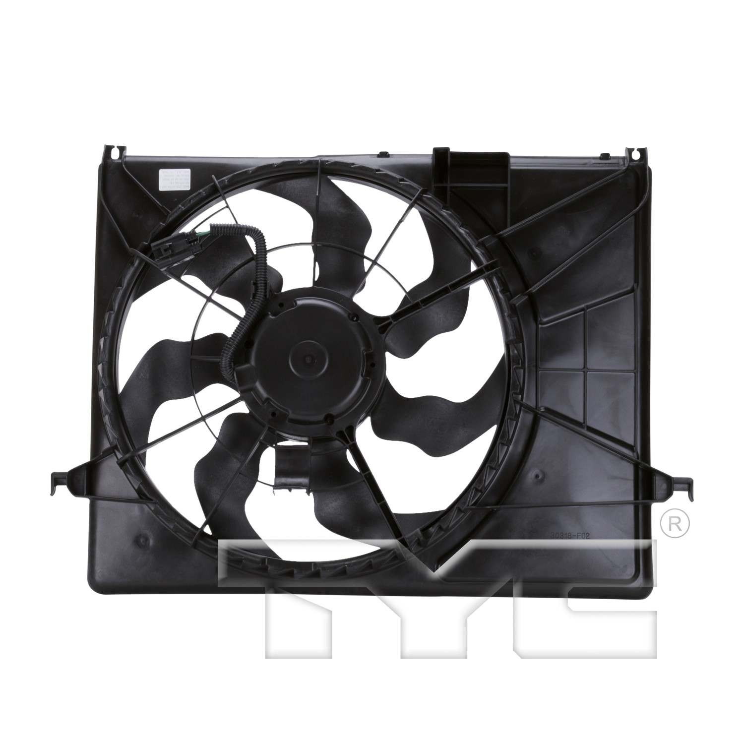 tyc dual radiator and condenser fan assembly  frsport 621340