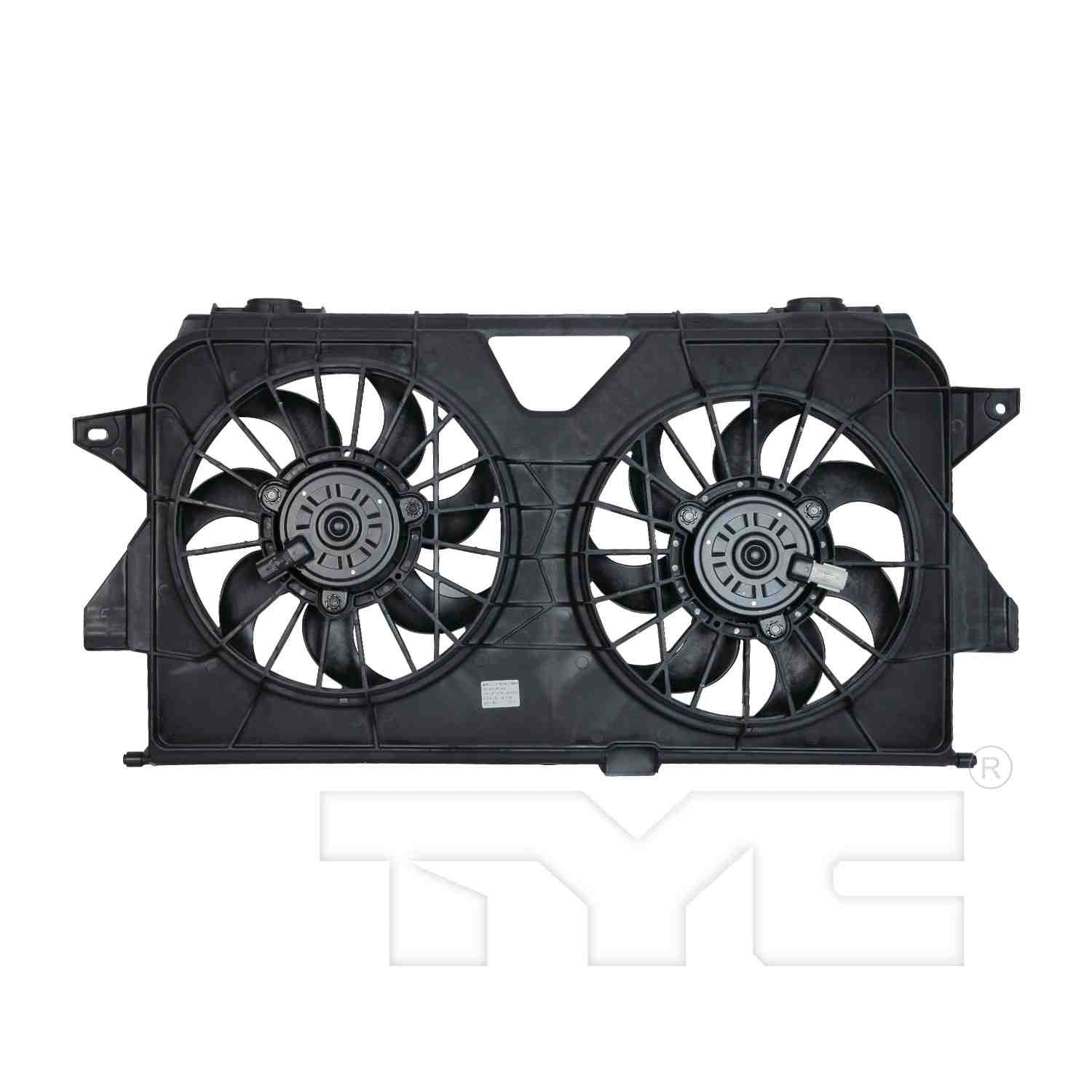 tyc dual radiator and condenser fan assembly  frsport 621370