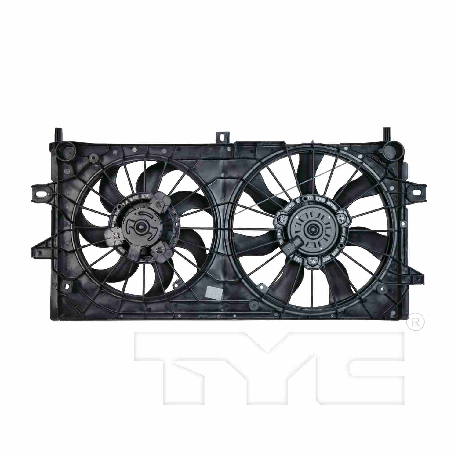 tyc dual radiator and condenser fan assembly  frsport 621420