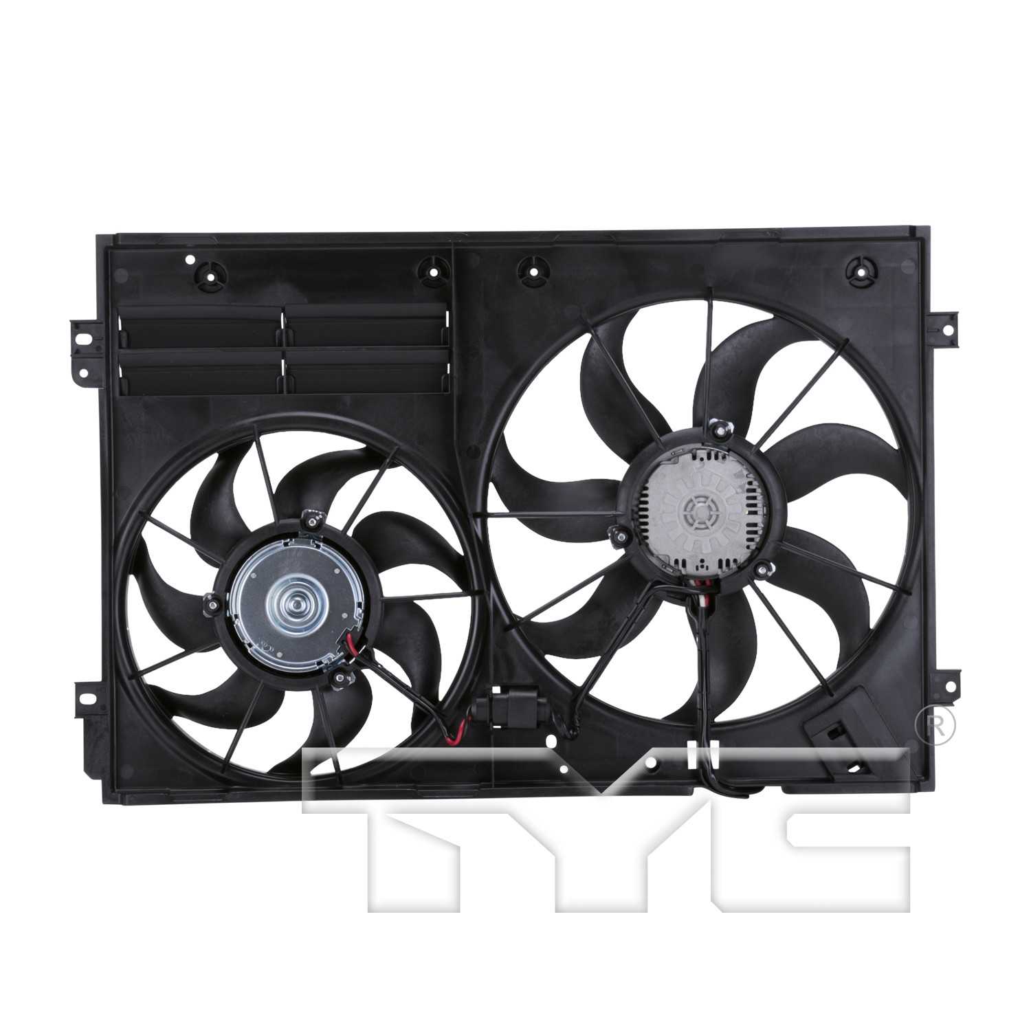 tyc dual radiator and condenser fan assembly  frsport 621460