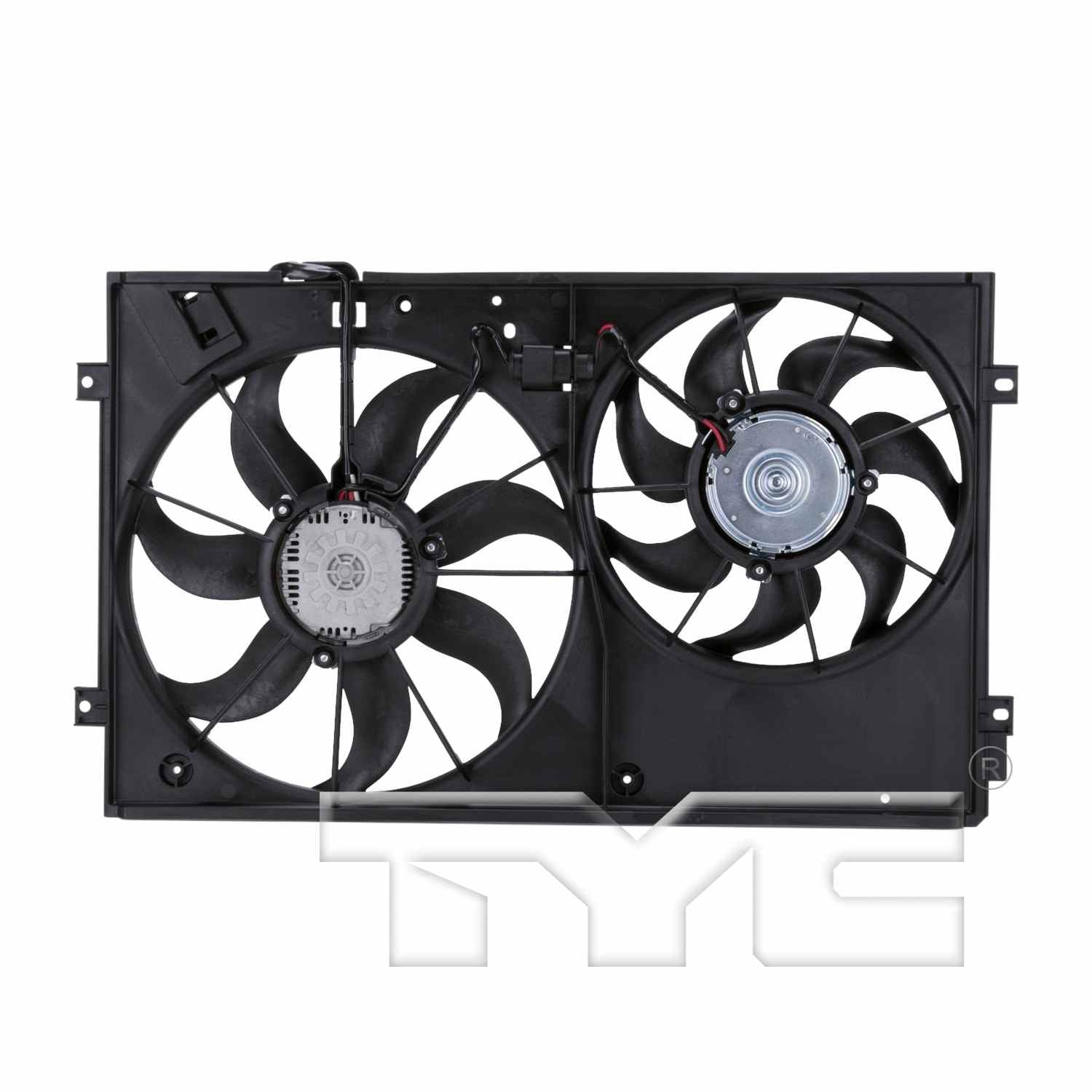 tyc dual radiator and condenser fan assembly  frsport 621490