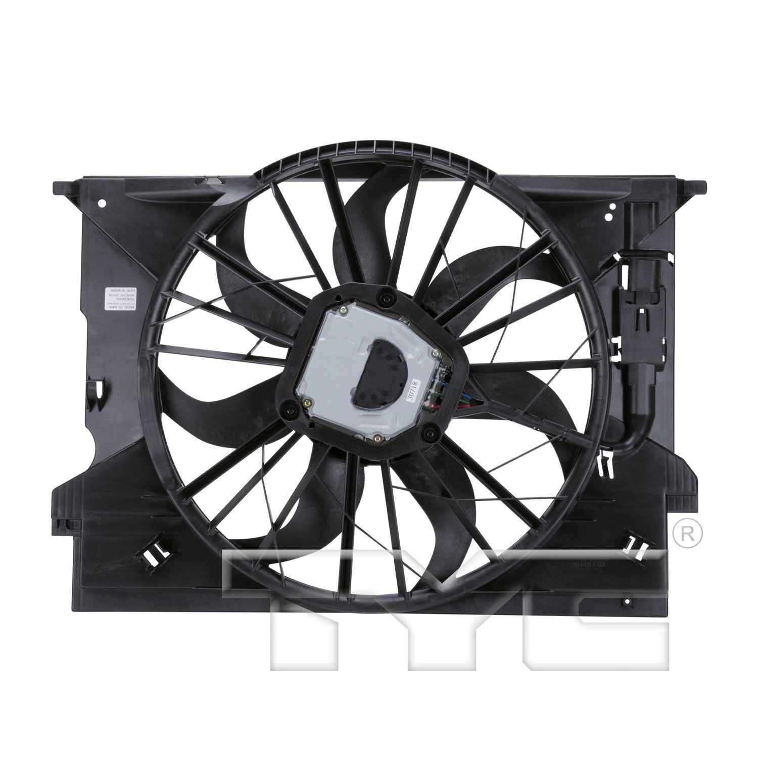 tyc dual radiator and condenser fan assembly  frsport 621510