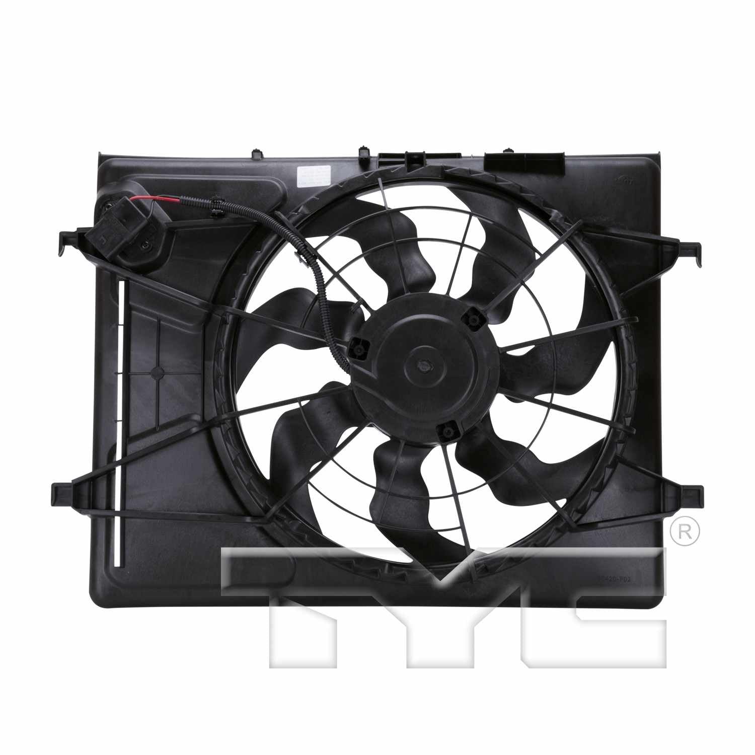 tyc dual radiator and condenser fan assembly  frsport 621710