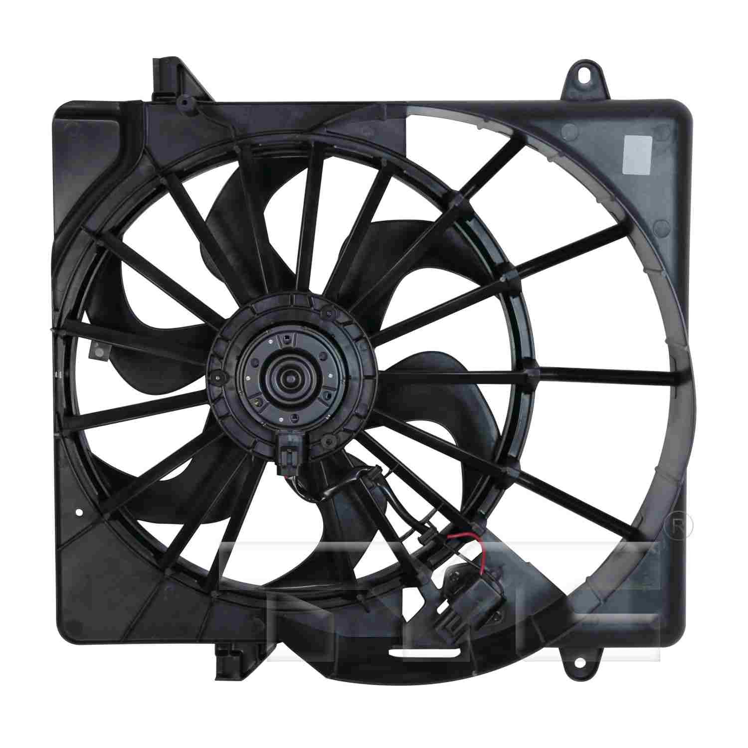 tyc dual radiator and condenser fan assembly  frsport 621940