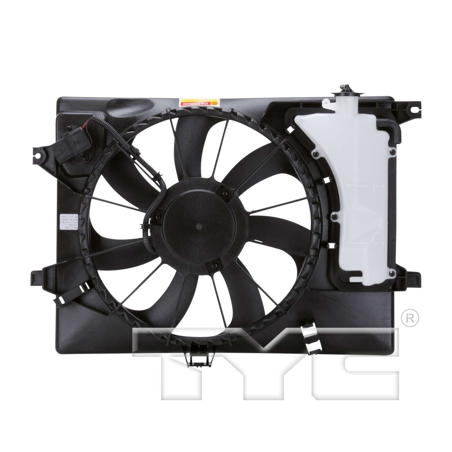 tyc dual radiator and condenser fan assembly  frsport 622600