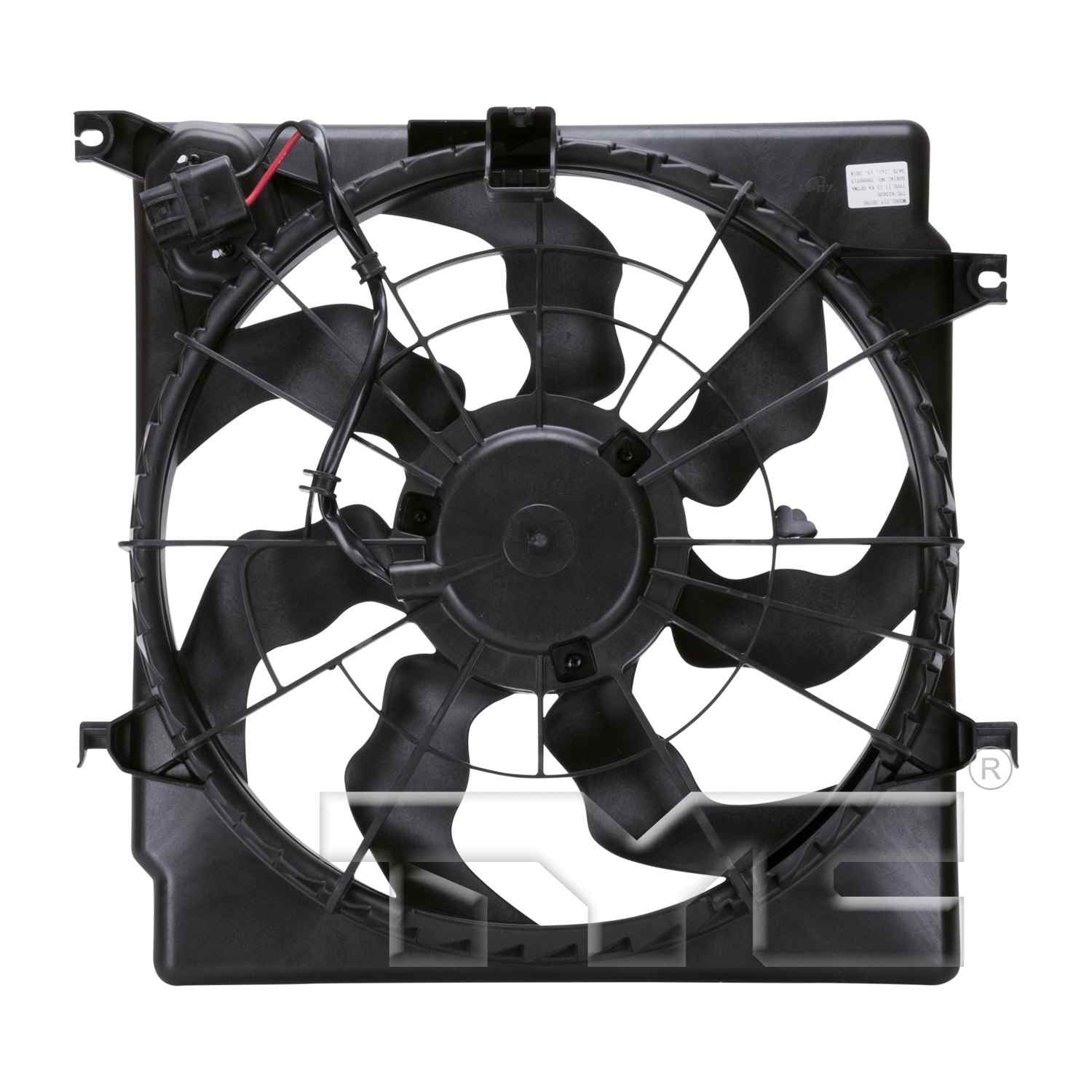 tyc dual radiator and condenser fan assembly  frsport 622620