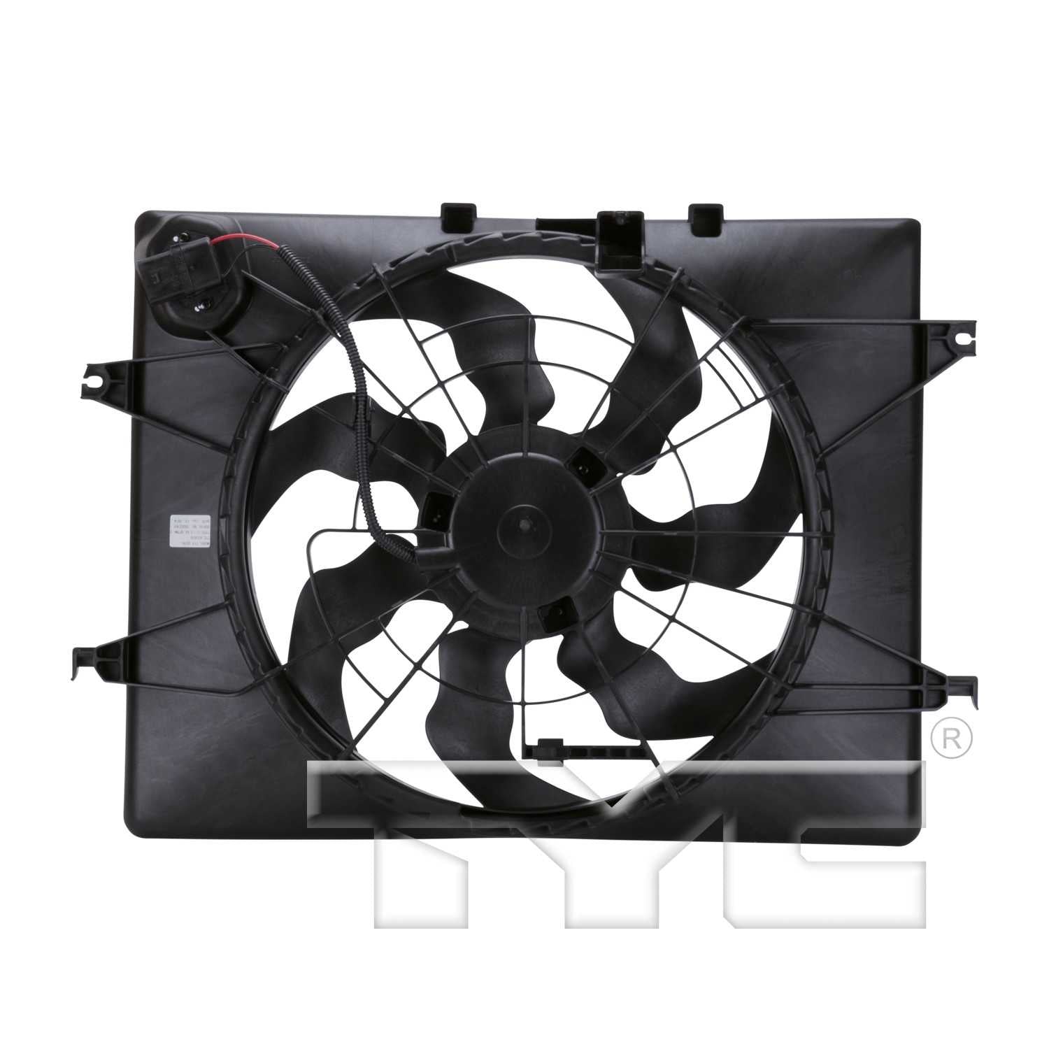 tyc dual radiator and condenser fan assembly  frsport 622630