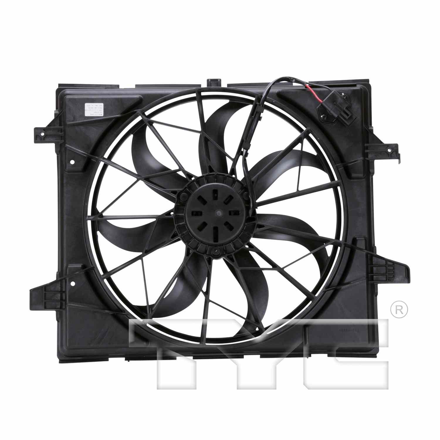 tyc dual radiator and condenser fan assembly  frsport 622660