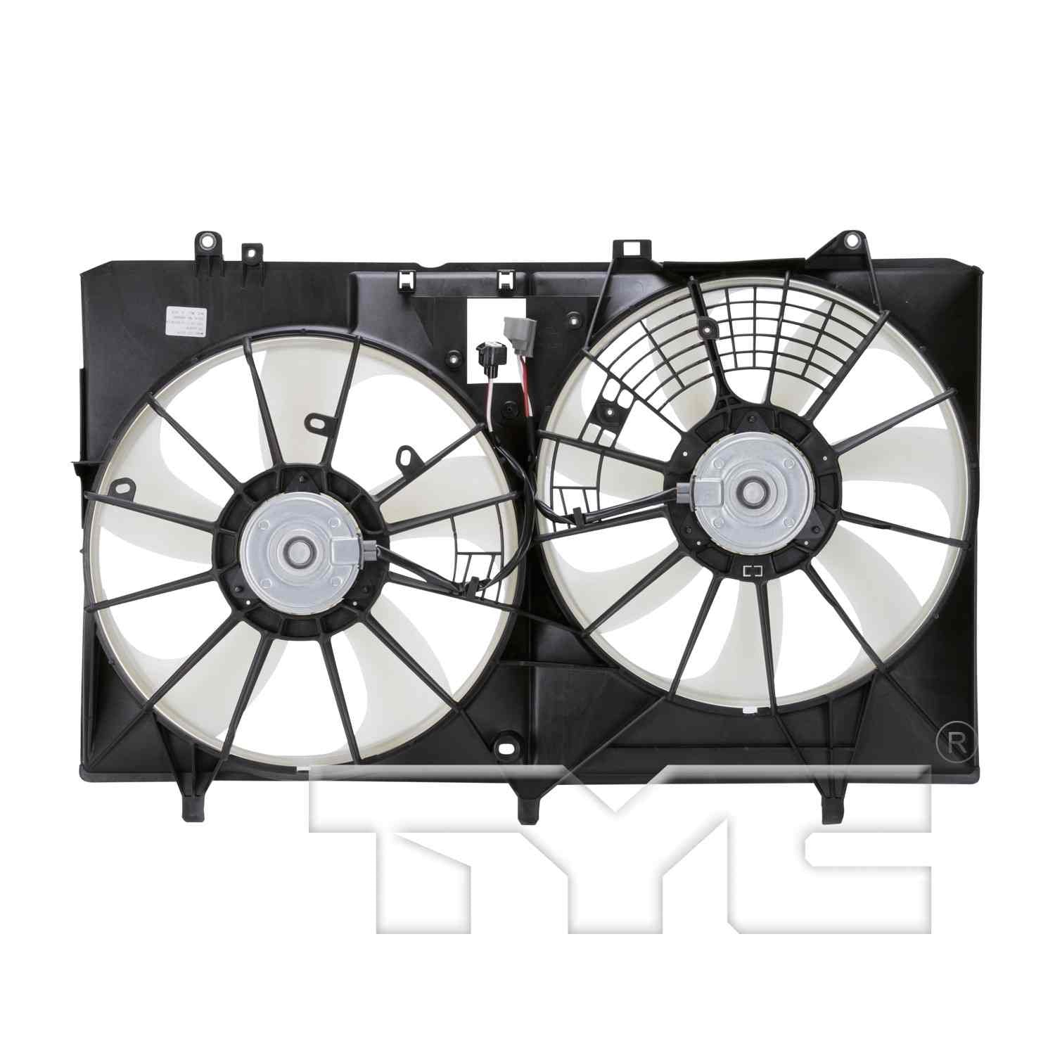 tyc dual radiator and condenser fan assembly  frsport 622670