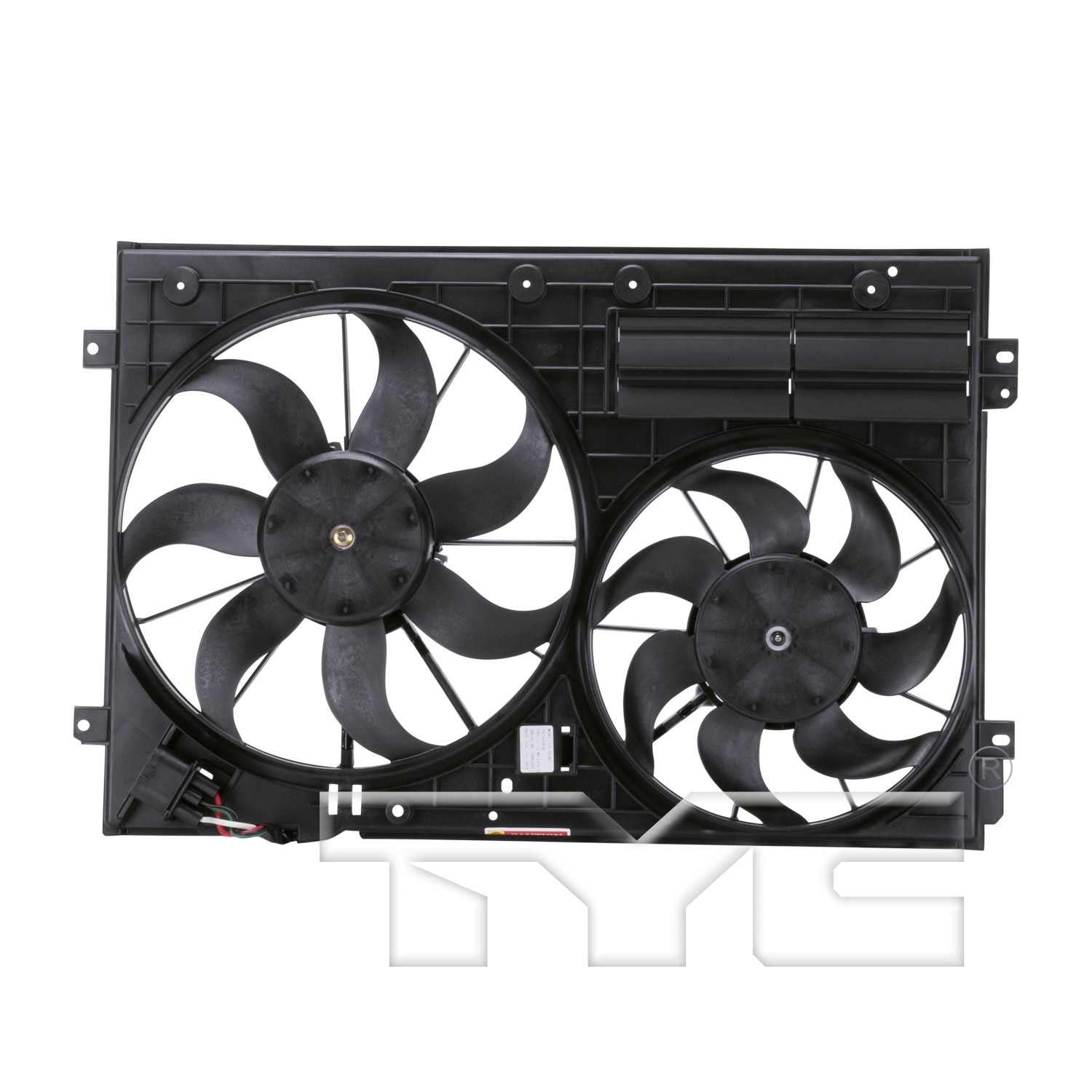 tyc dual radiator and condenser fan assembly  frsport 622830