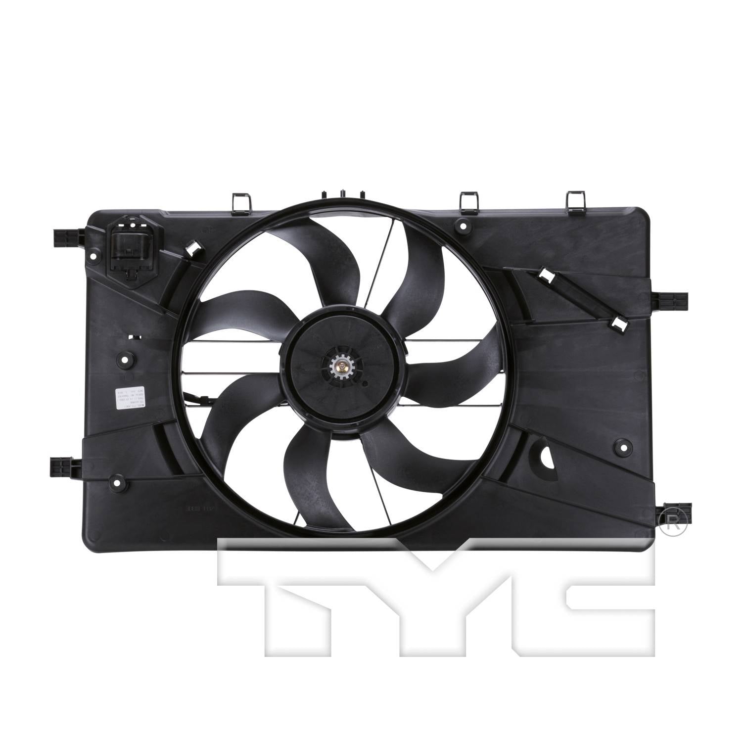 tyc dual radiator and condenser fan assembly  frsport 622890