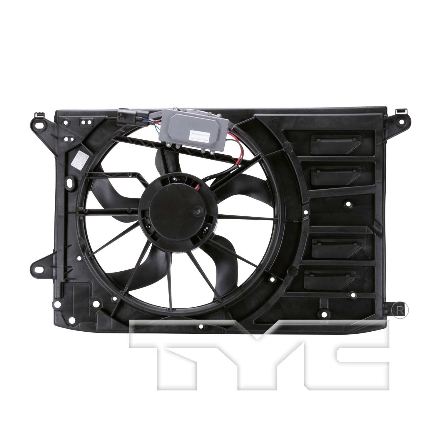 tyc dual radiator and condenser fan assembly  frsport 623020