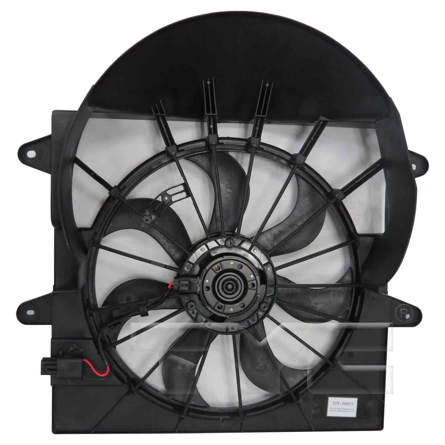 tyc dual radiator and condenser fan assembly  frsport 623360