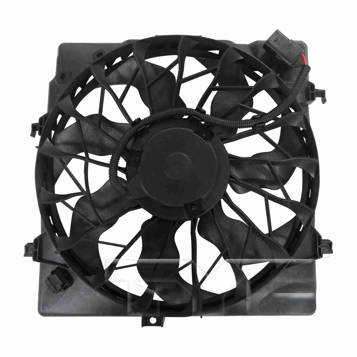 tyc dual radiator and condenser fan assembly  frsport 623750